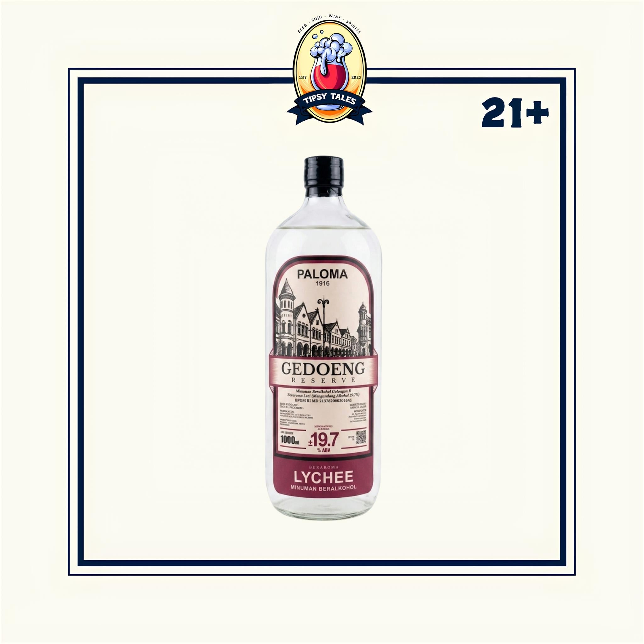 Gedoeng Reserve Lychee Vodka 1000ml 1