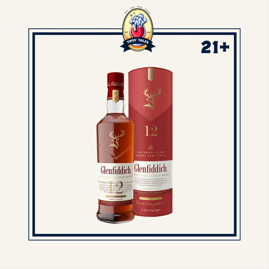 Glenfiddich 12 Year Old Sherry  Cask 700ml 1