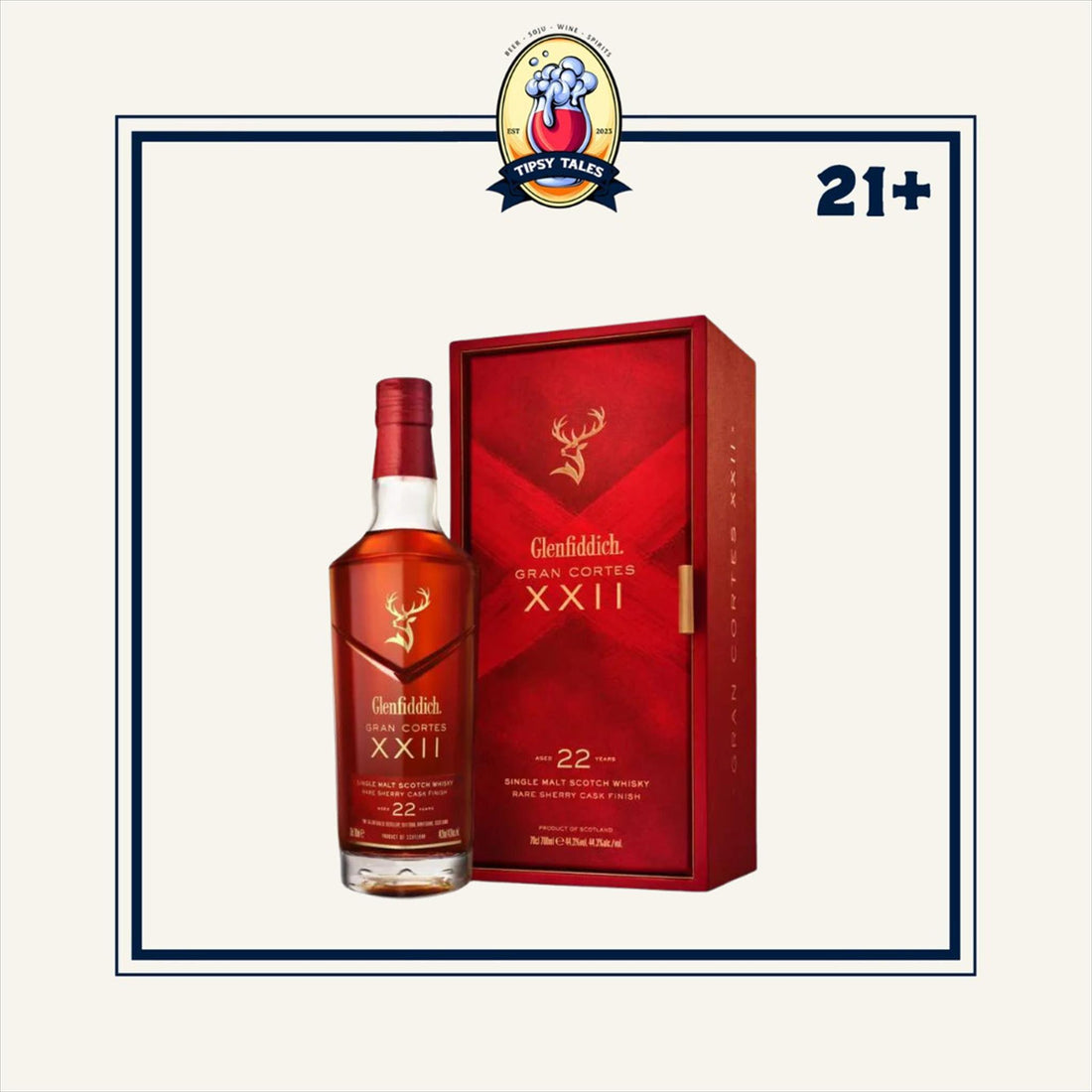Glenfiddich 22 Gran Cortes Limited Edition 700ml 1