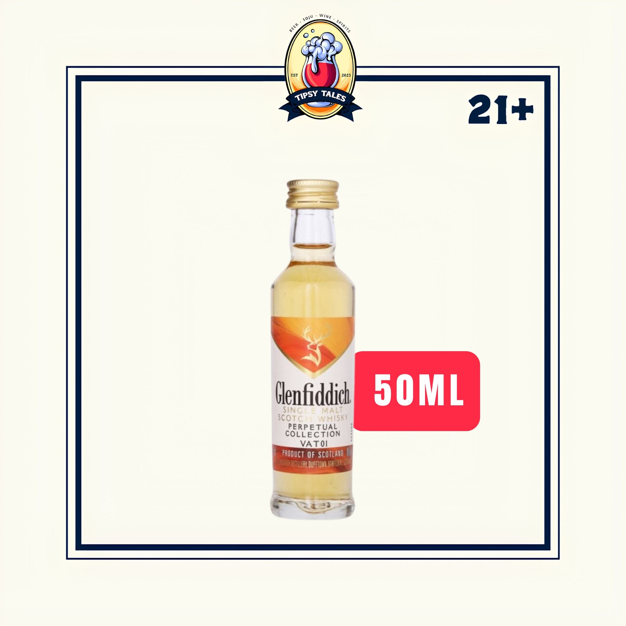 Glenfiddich Perpetual Collection VAT 01 Whisky 50ml 1