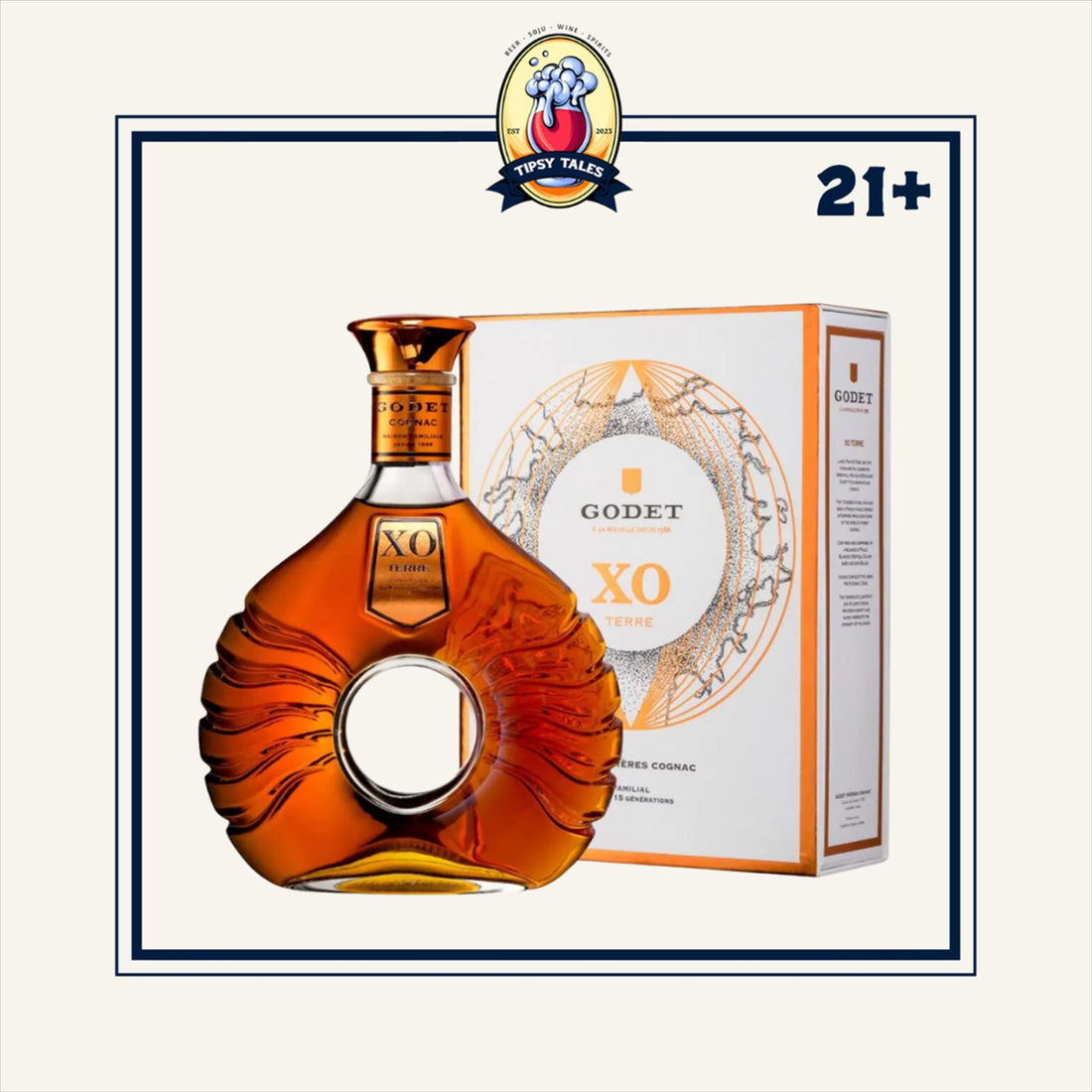 Godet Cognag XO Terre 700ml 1