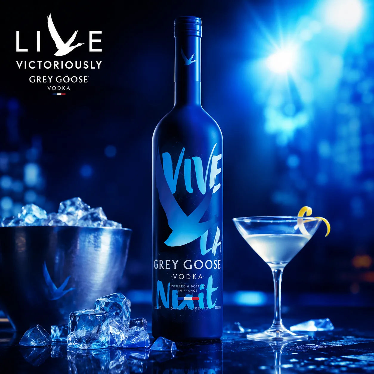 Grey Goose Vodka Vive La Nuis Limited Edition 750ml 2