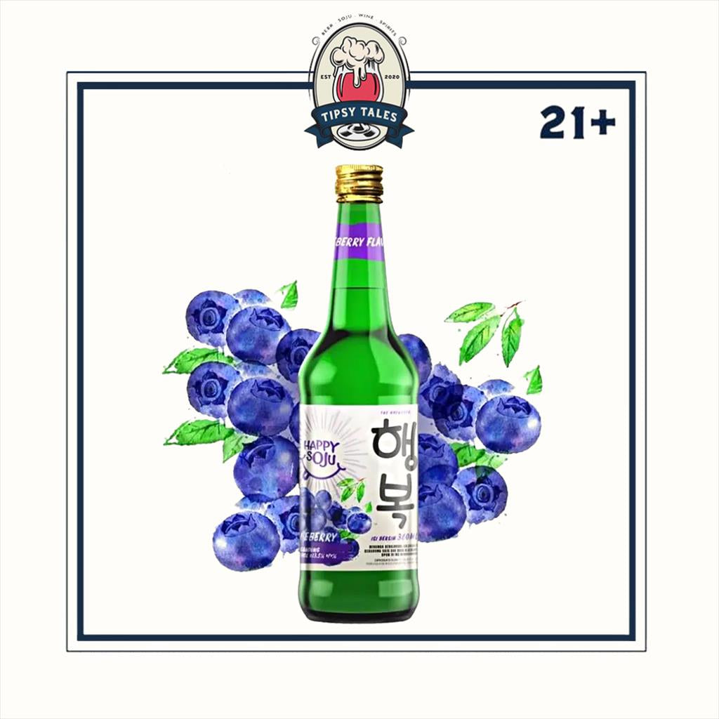Happy Soju Blueberry 360ml 1