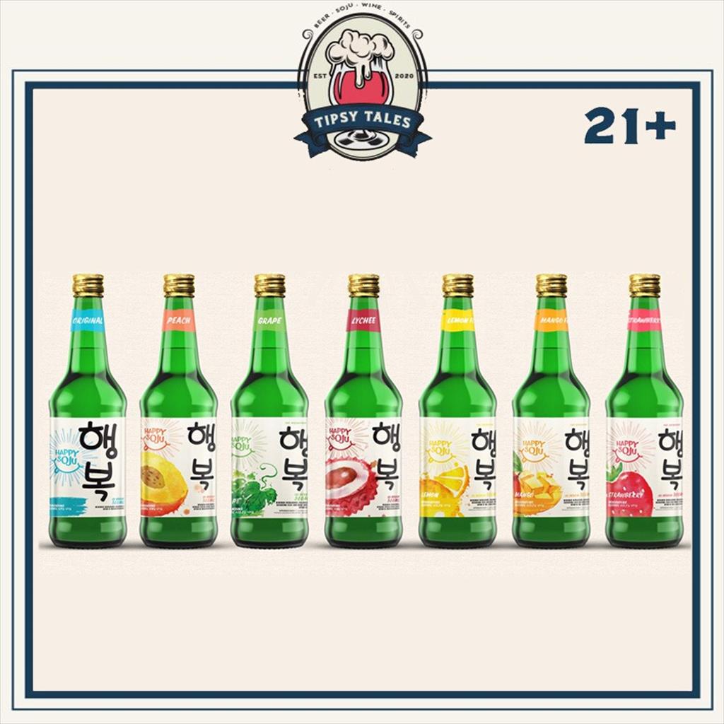 Happy Soju Lychee 360ml 1