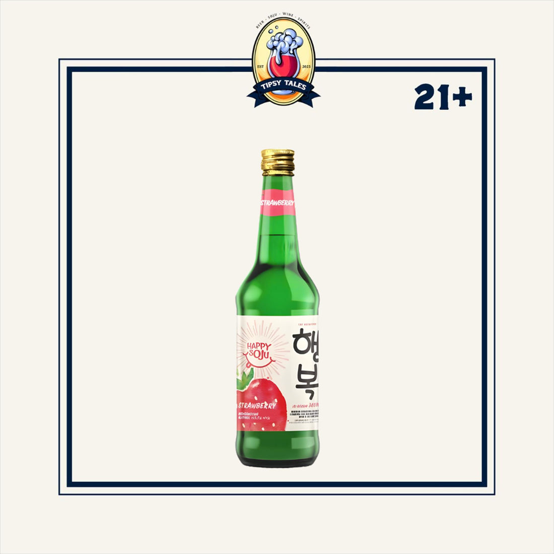 Happy Soju Strawberry 360ml 1