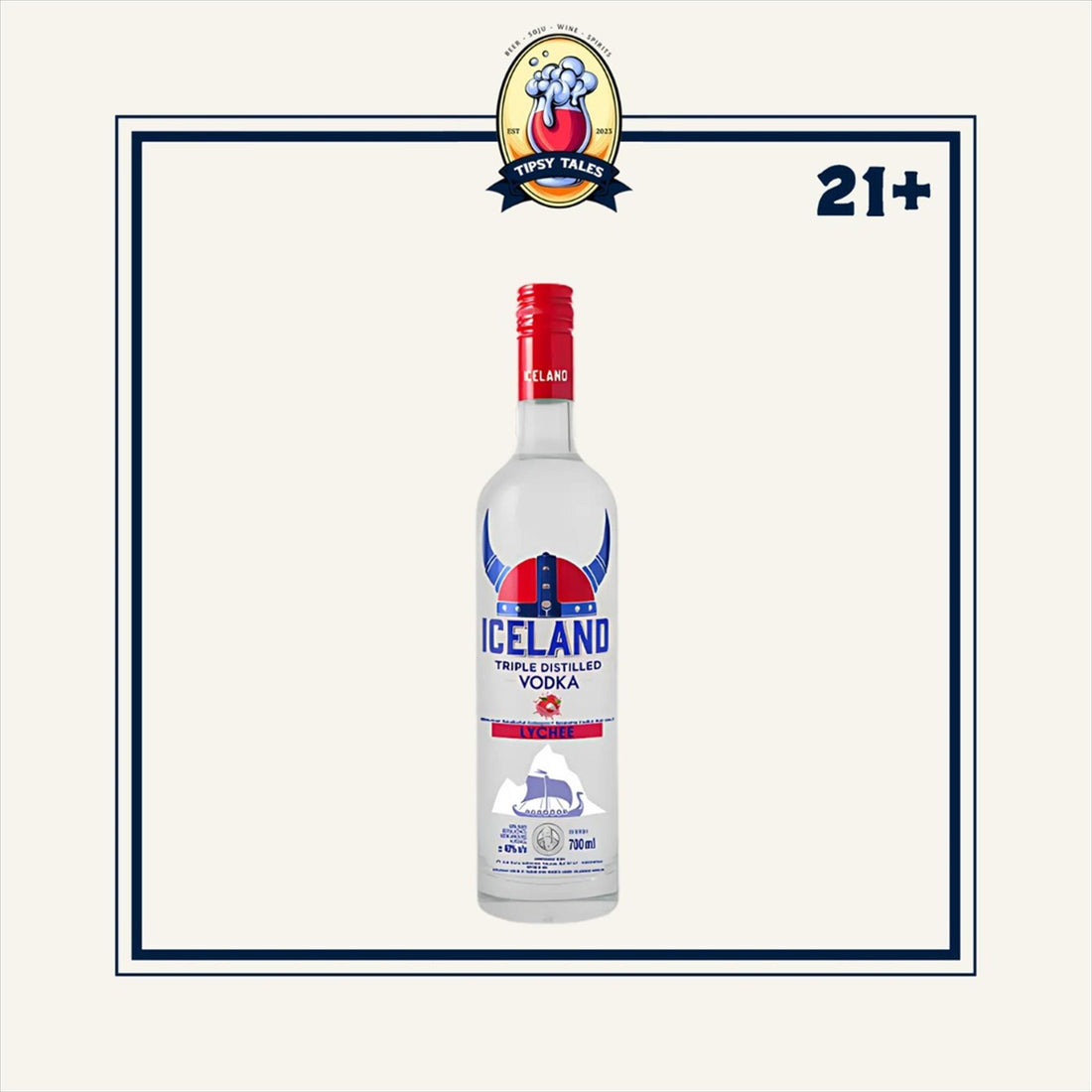 Iceland Vodka Lychee 700ml 1