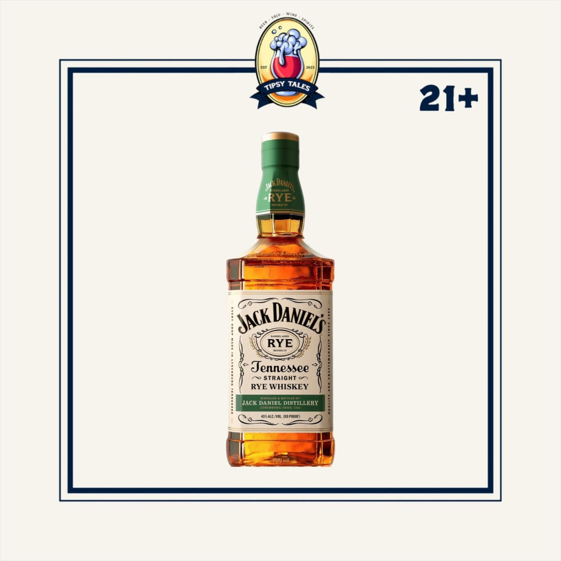 Jack Daniel s Tennessee Rye Whiskey 1000ml 1