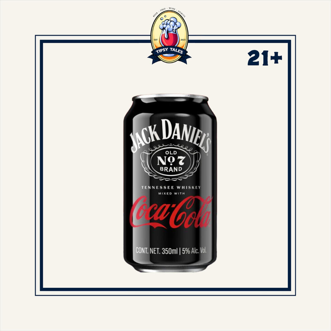 Jack Daniels Mixed with Cola 160ml Can 1