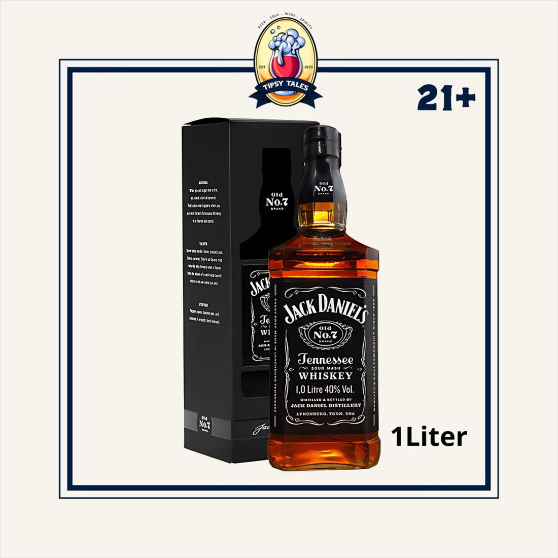 Jack Daniels No.7 Whisky 1000ml 1