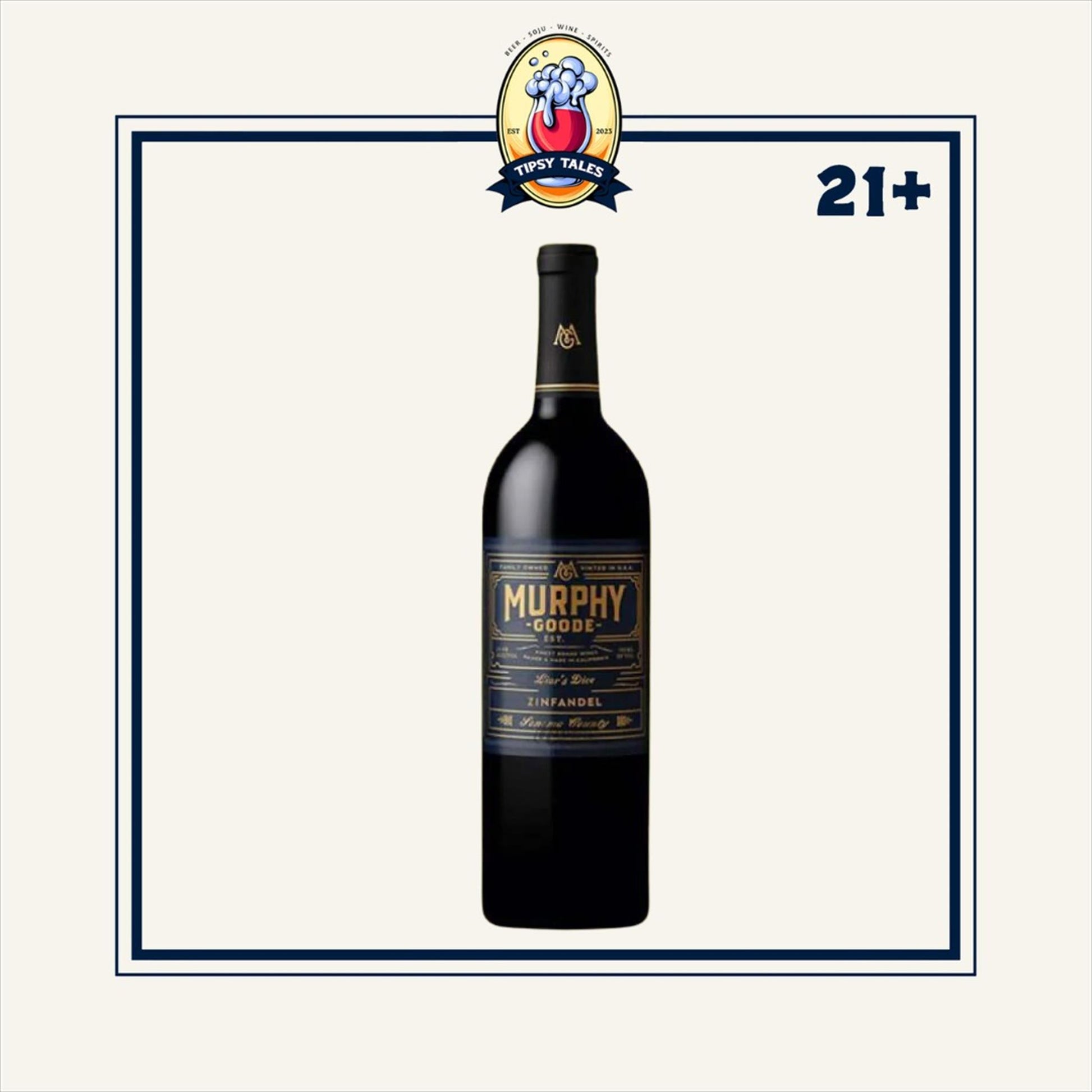Jackson Murphy Goode Sonoma County Liars Dice Zinfandel 2020 750ml 1