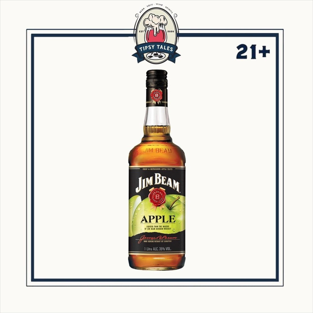 Jim Beam Bourbon Whisky Apple 700ml 1