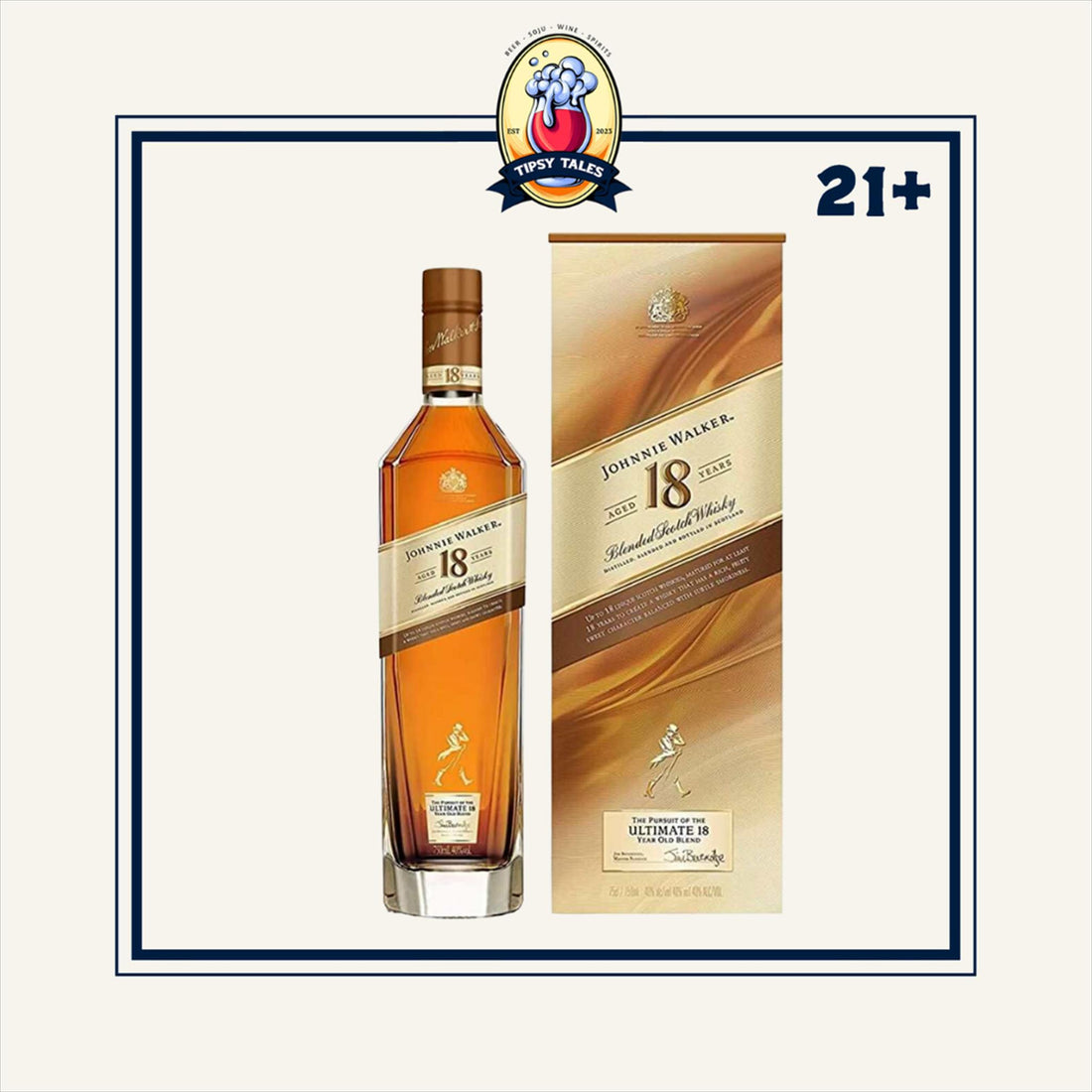 Johnnie Walker 18 Year Old Platinum Label 750ml 1