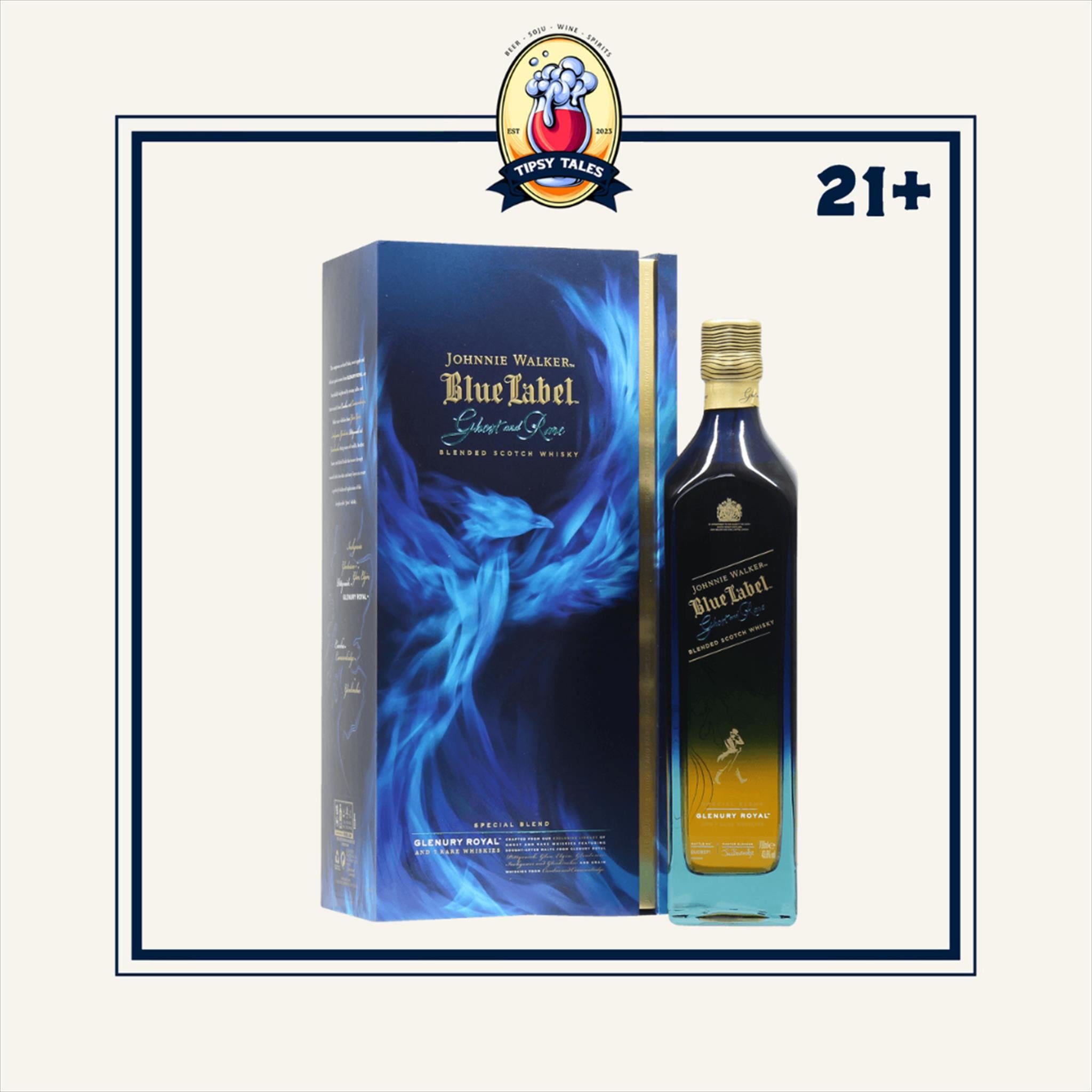 Johnnie Walker Blue GlenuryRoyal Ghost 1Liter 1