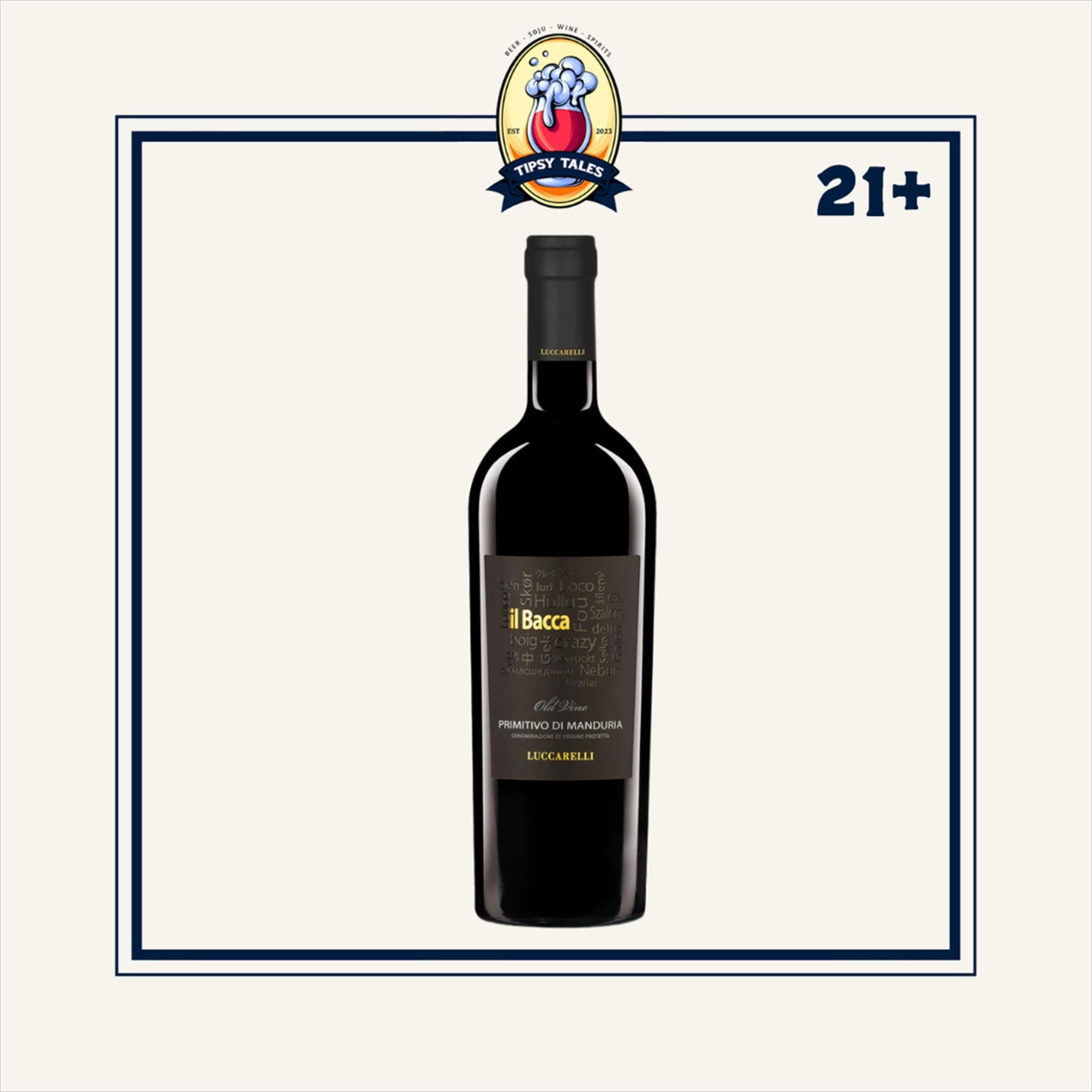 Luccarelli il Bacca Primitivo  Di Manduria 750ml 1