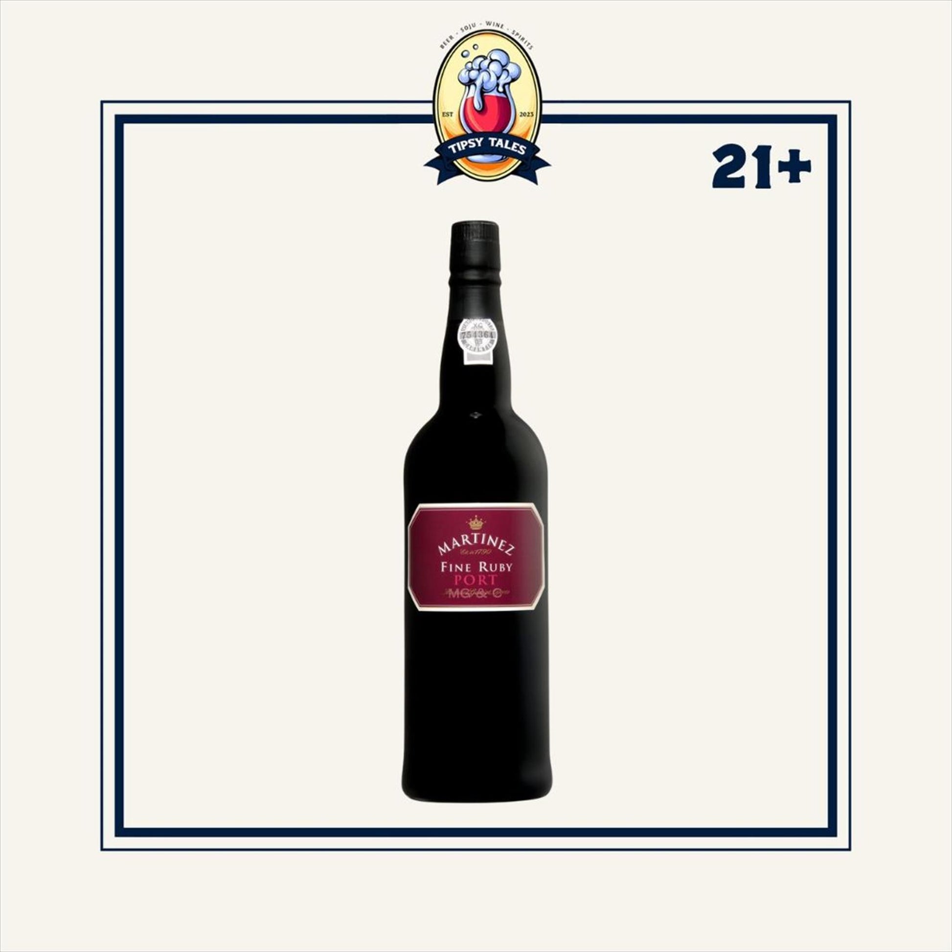 Martinez Fine Ruby Port Wine750ml 1
