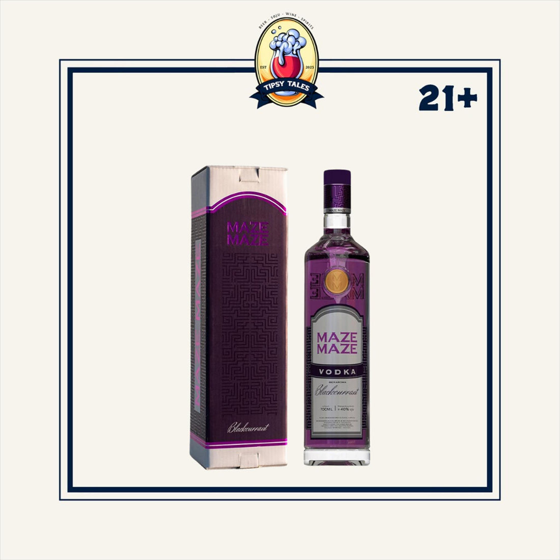 Maze Maze Vodka  Blackcurrant 700ml 1