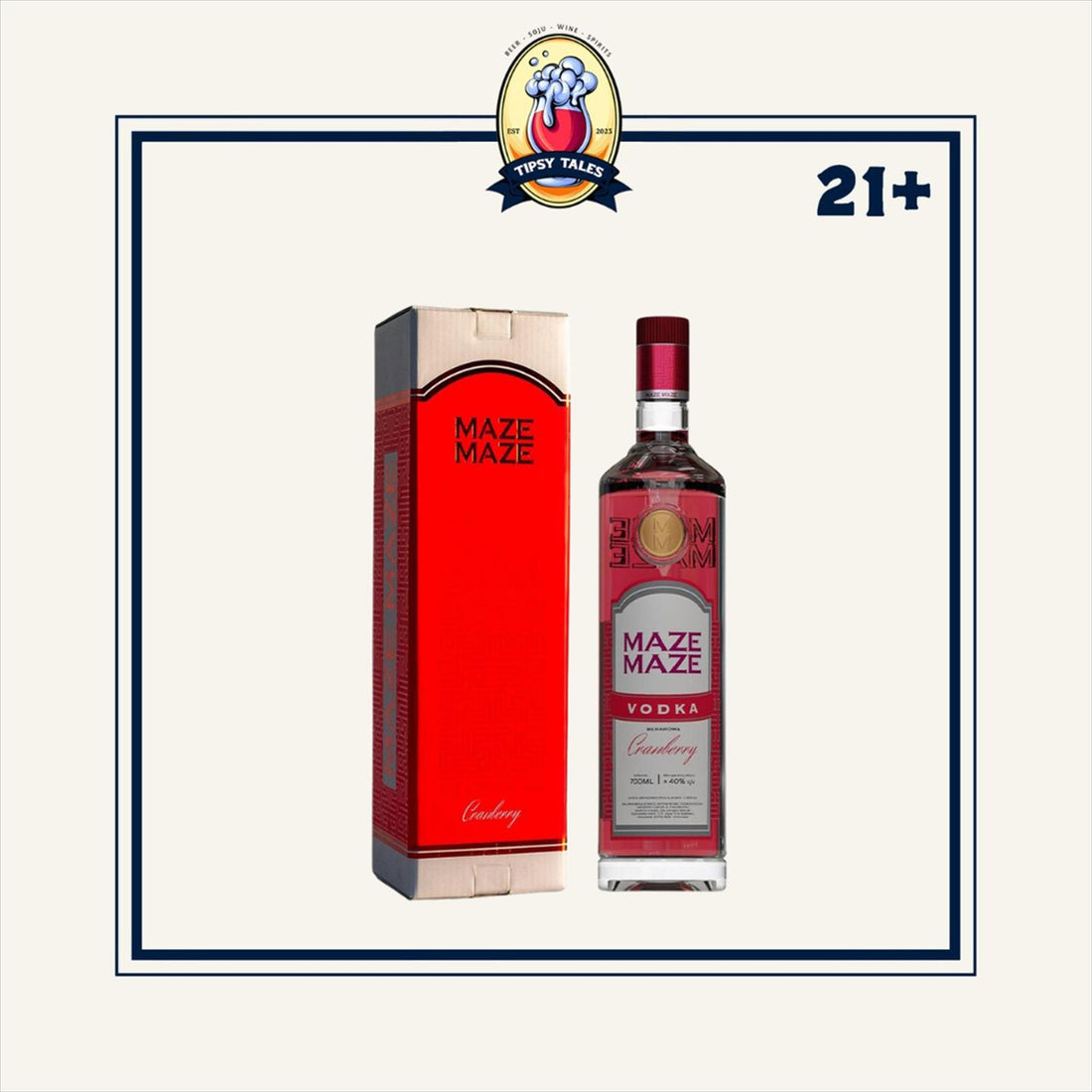 Maze Maze Vodka Cranberry 700ml 1