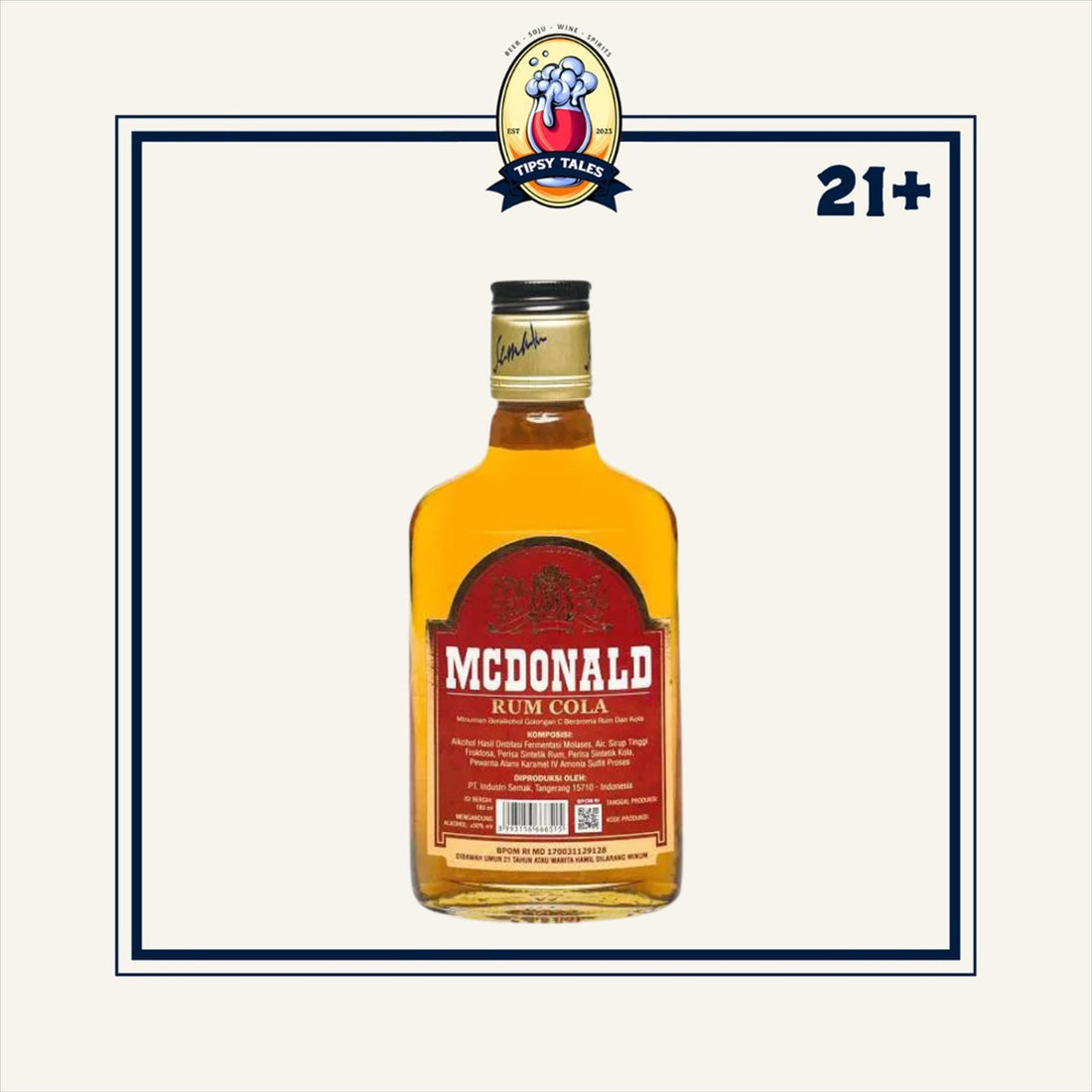 Mc Donald Rum Cola 180ml 1