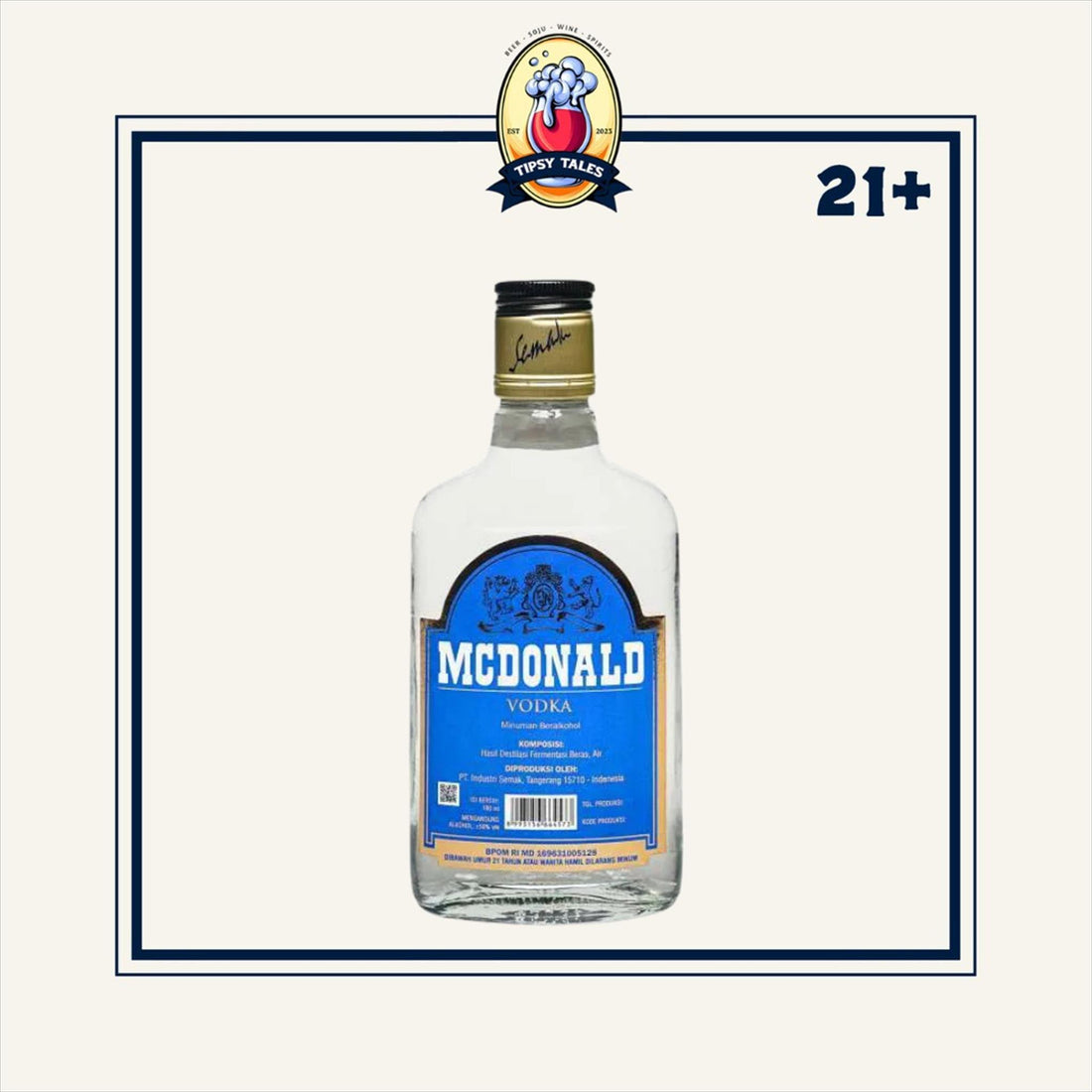 Mc Donald Vodka 180ml 1