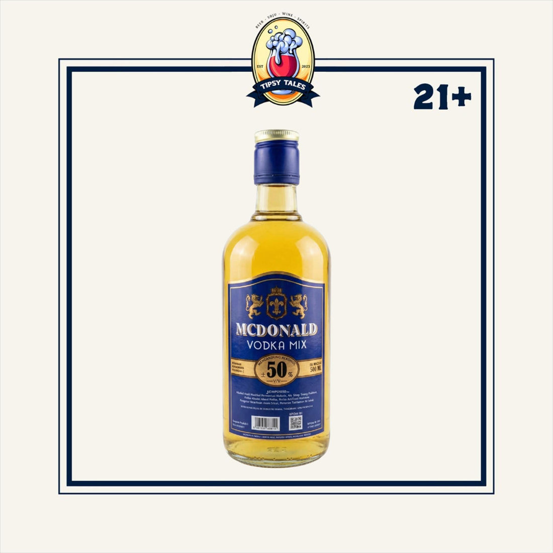 Mc Donald Vodka Mix 50% 500ml 1