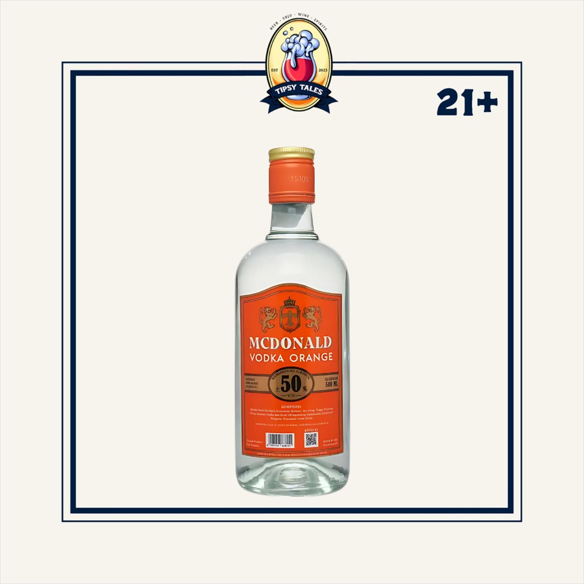 Mc Donald Vodka Orange 500ml 1