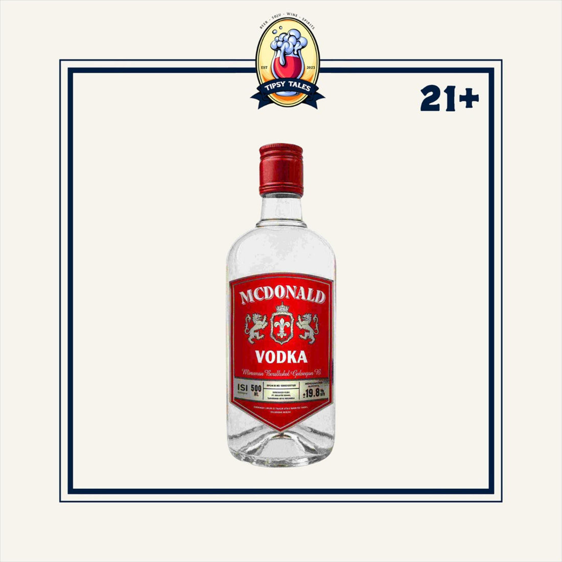 Mc Donald Vodka 500ml 1