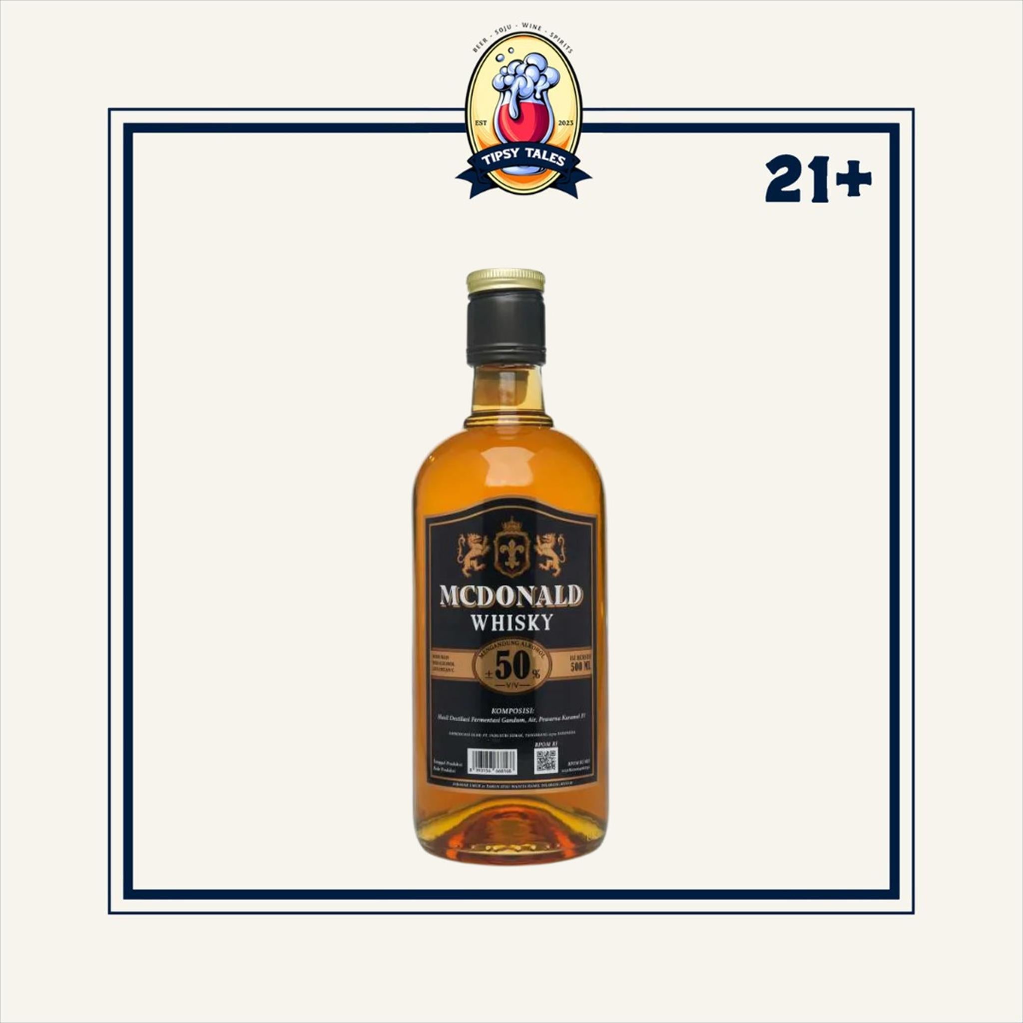 Mc Donald Whisky 50% 500ml 1