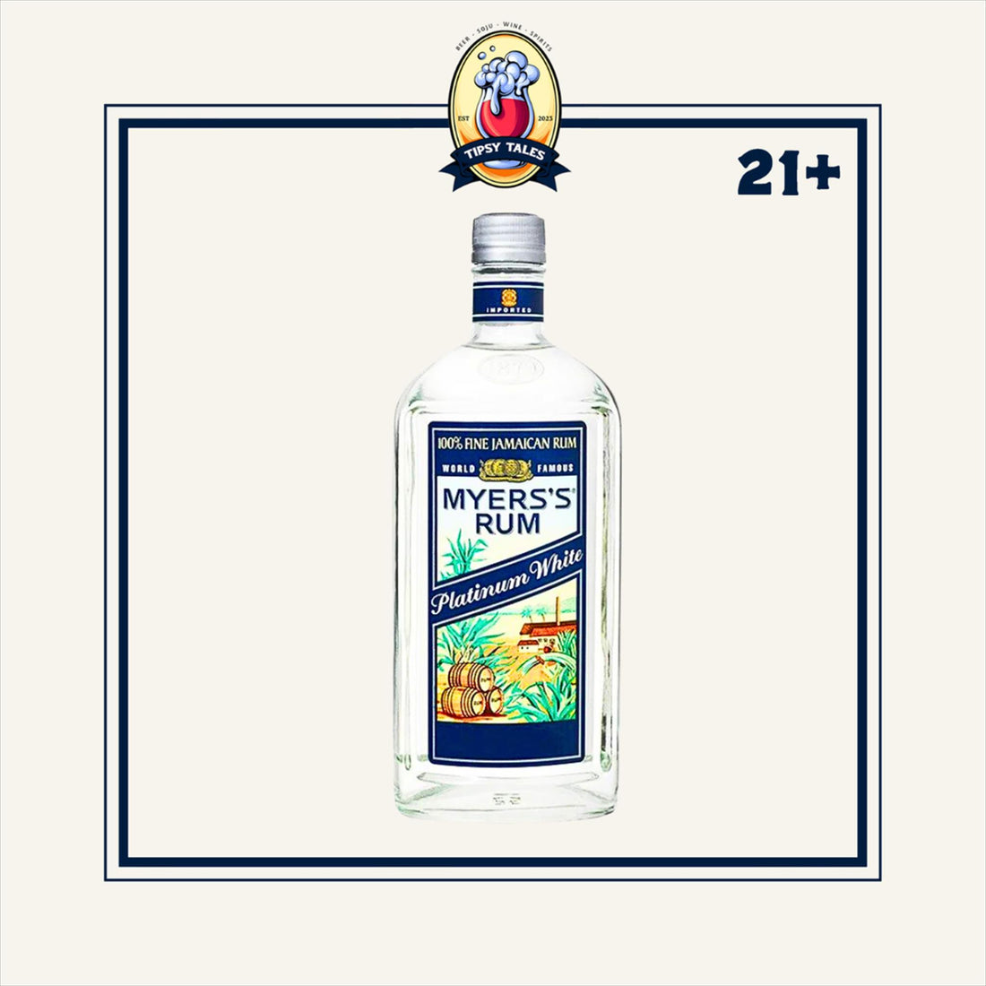 Myers Platinum White Rum 750ml 1