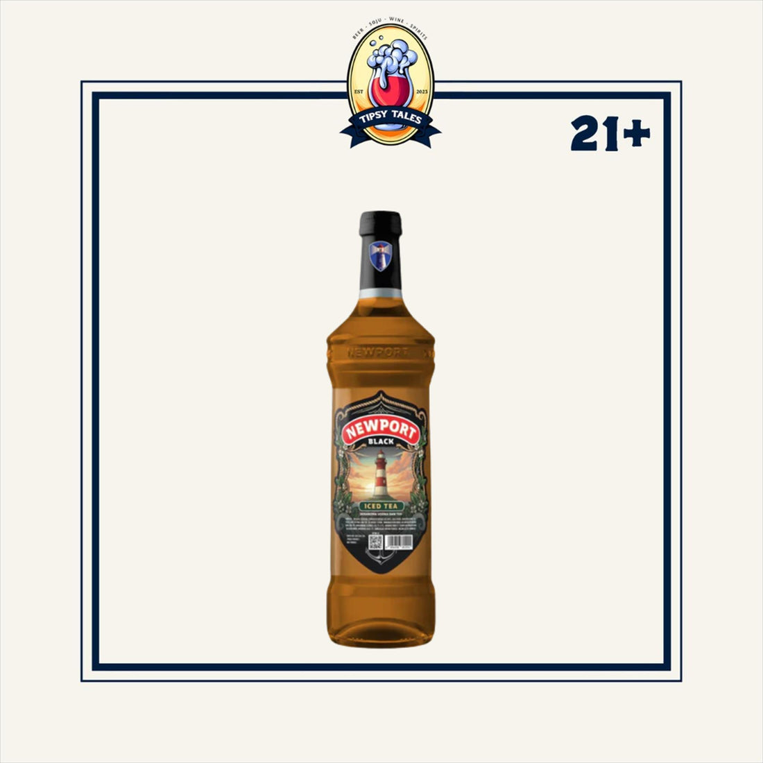 Newport Black Iced Tea 620ml 1