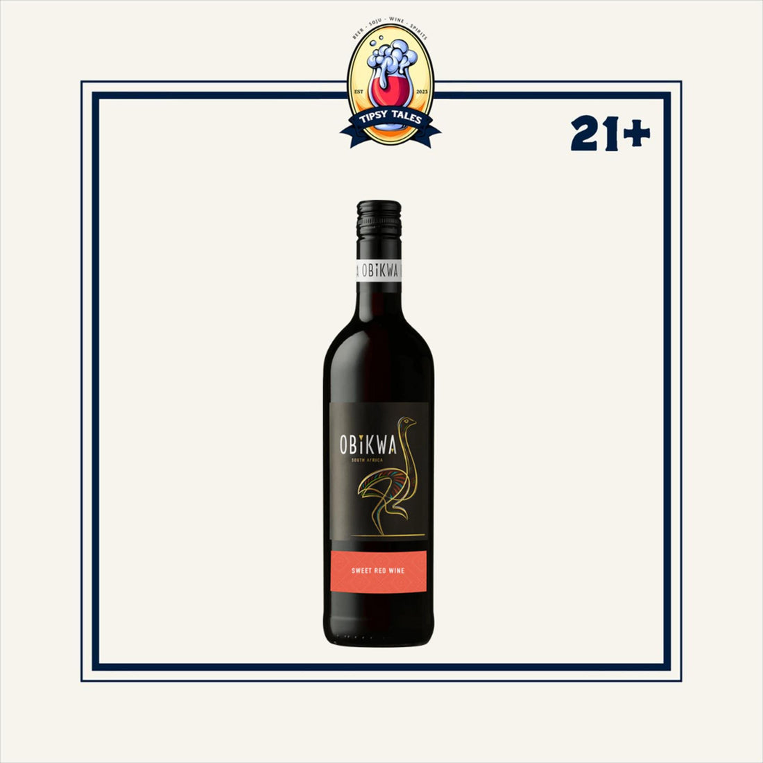 Obikwa Sweet Red Wine 750ml 1