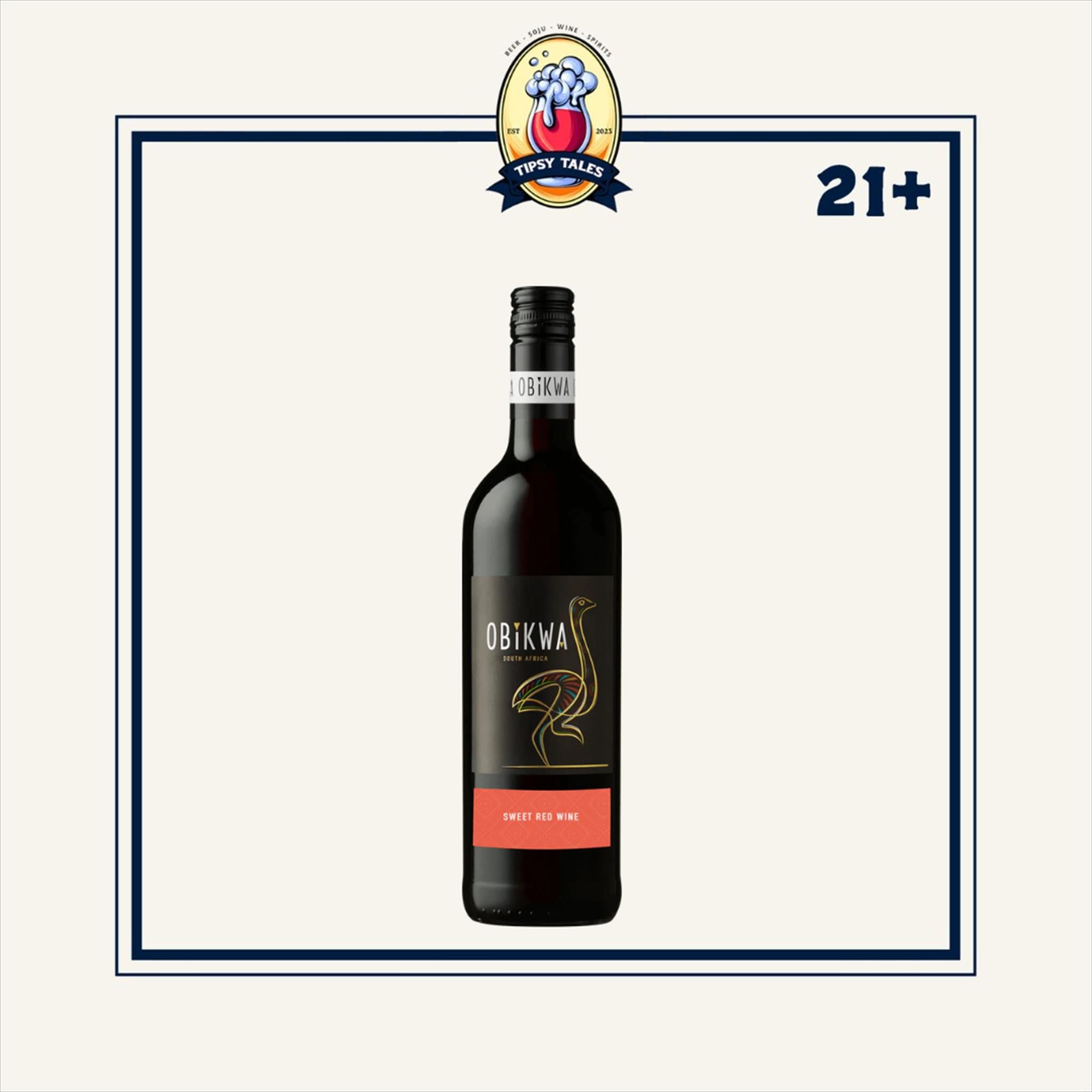 Obikwa Sweet Red Wine 750ml 1