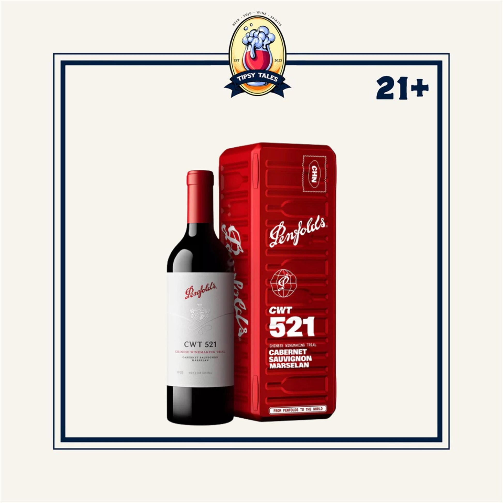 Penfolds CWT Bin 521 Cabernet Sauvignon Marselan Wine 750ml 1