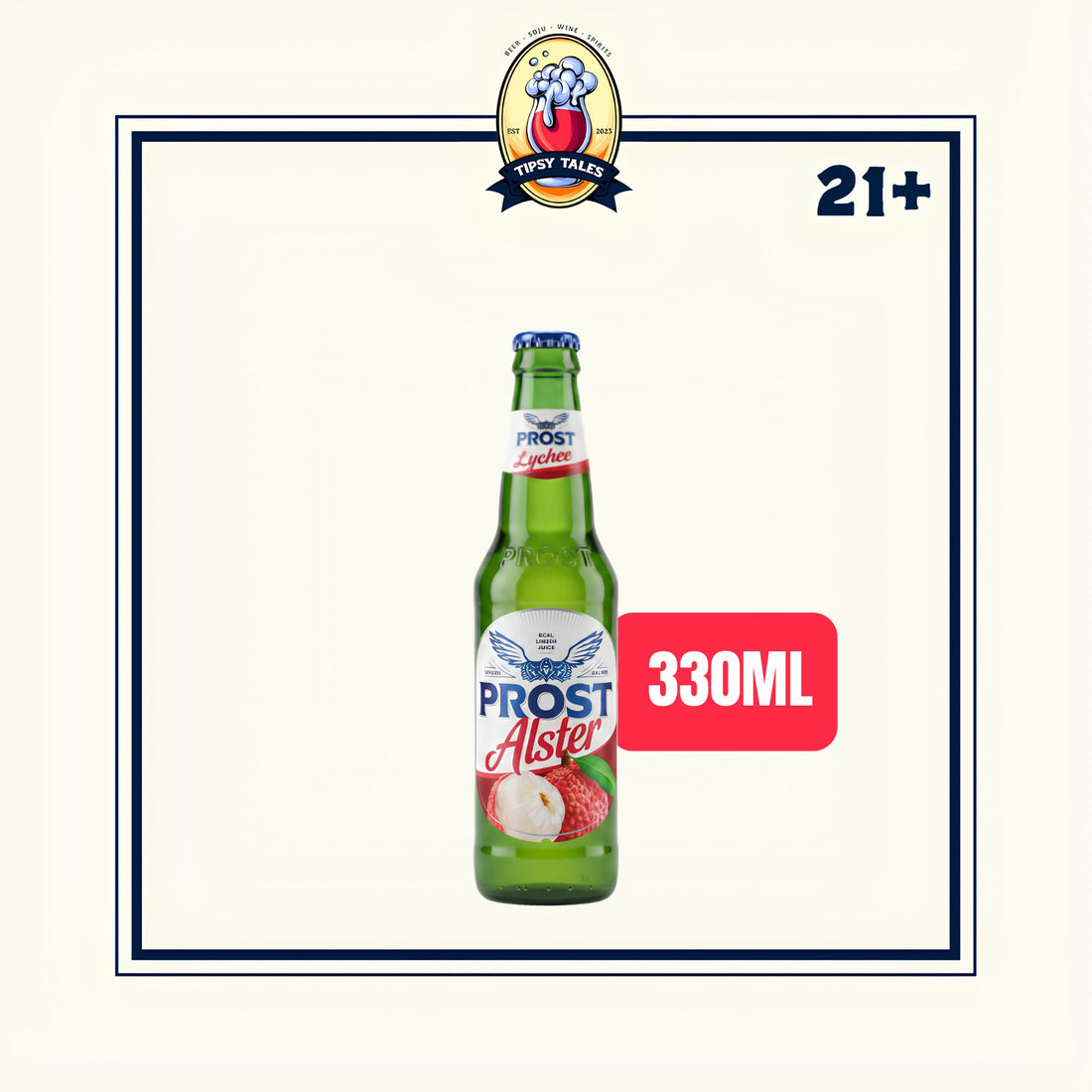 Prost Alster Lychee Pint 330ml 1