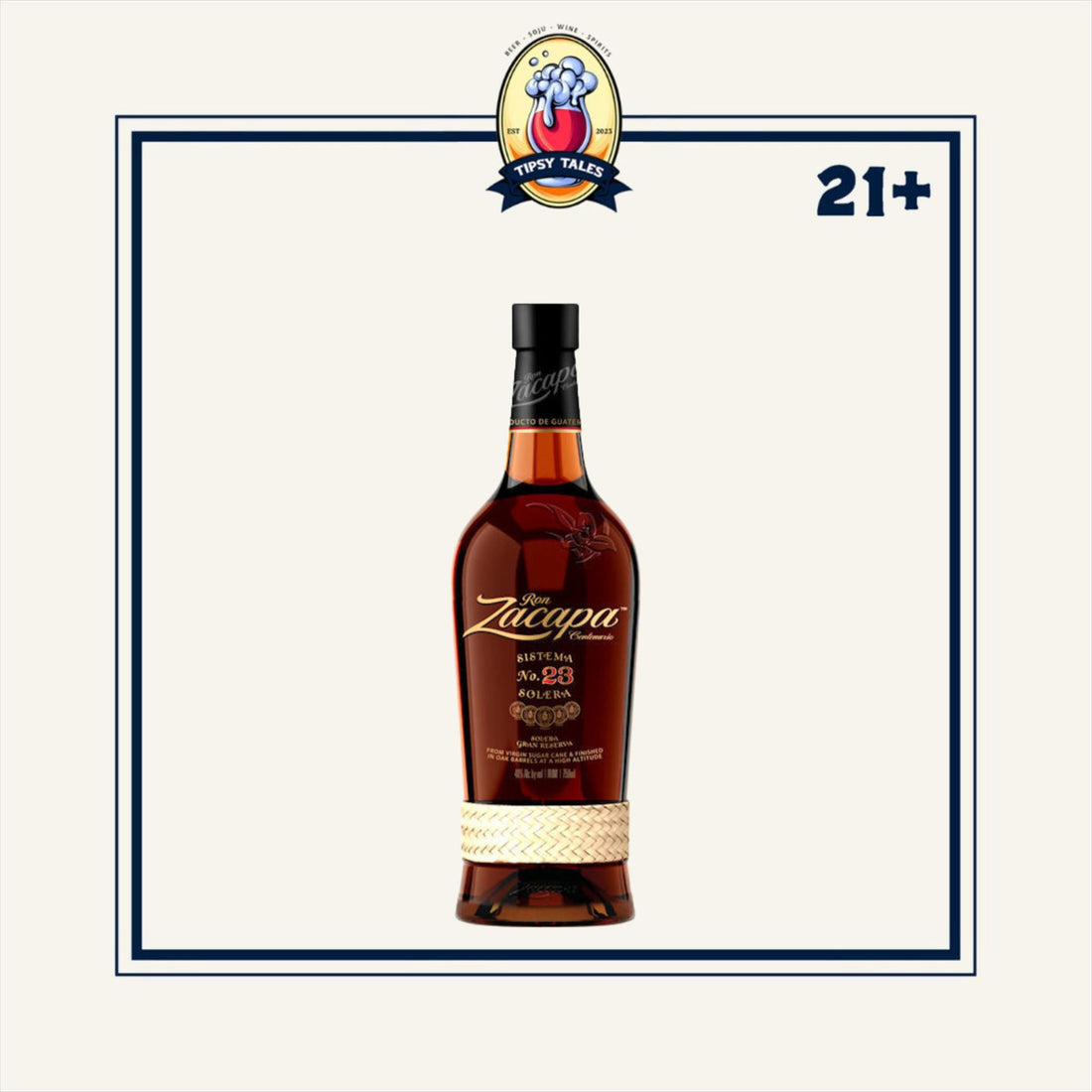 Ron Zacapa No 23 Solera Reserva Rum 750ml 1