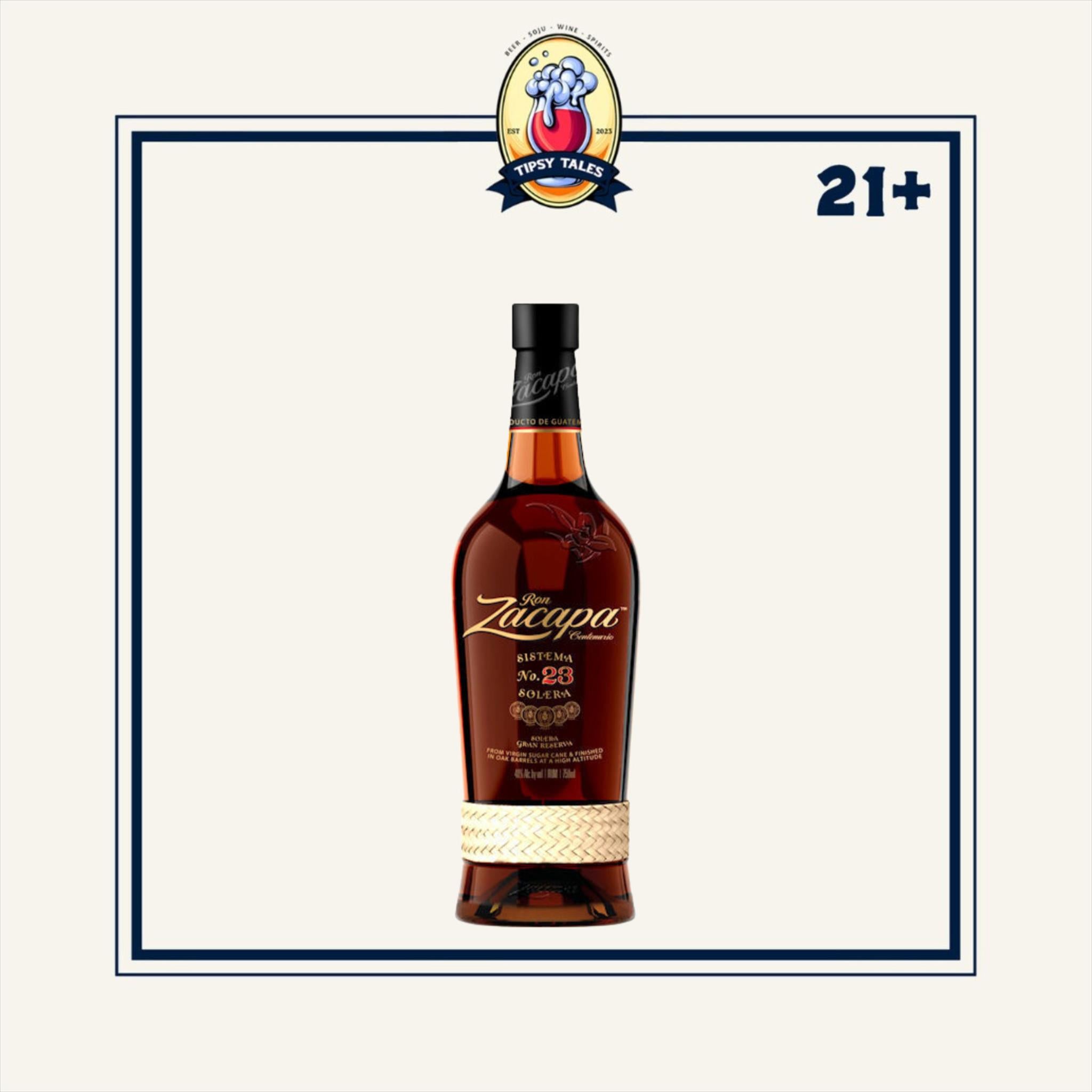 Ron Zacapa No 23 Solera Reserva Rum 750ml 1