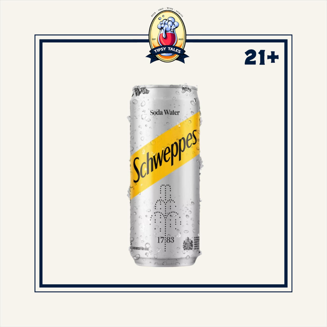 Schweppes Soda Water 250ml 1