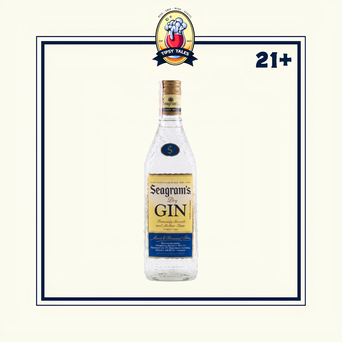 Seagrams Dry Gin 700ml 1