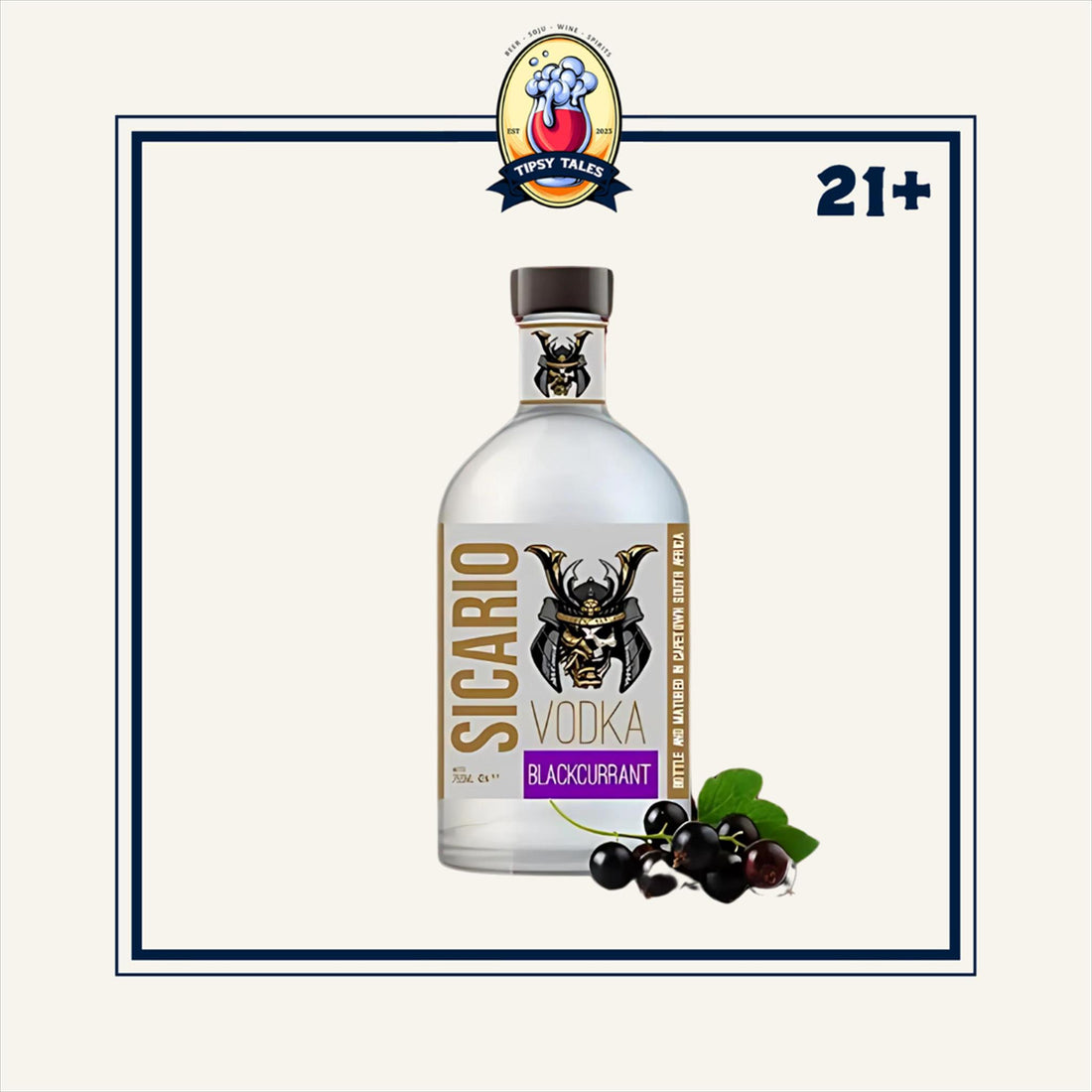Sicario Vodka Blackcurrant 750ml 1