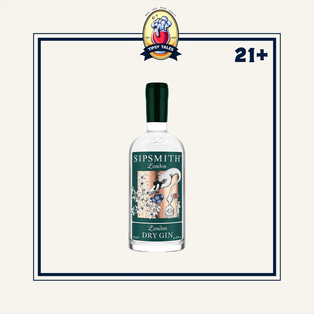 SIPSMITH London Dry Gin 700ml 1