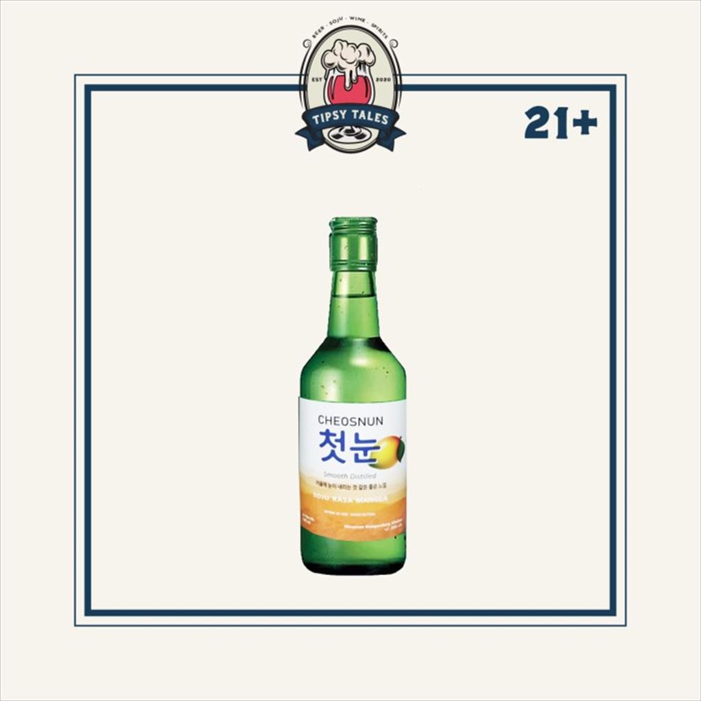 Soju Cheosnun Mango / Mangga 360 ml 1
