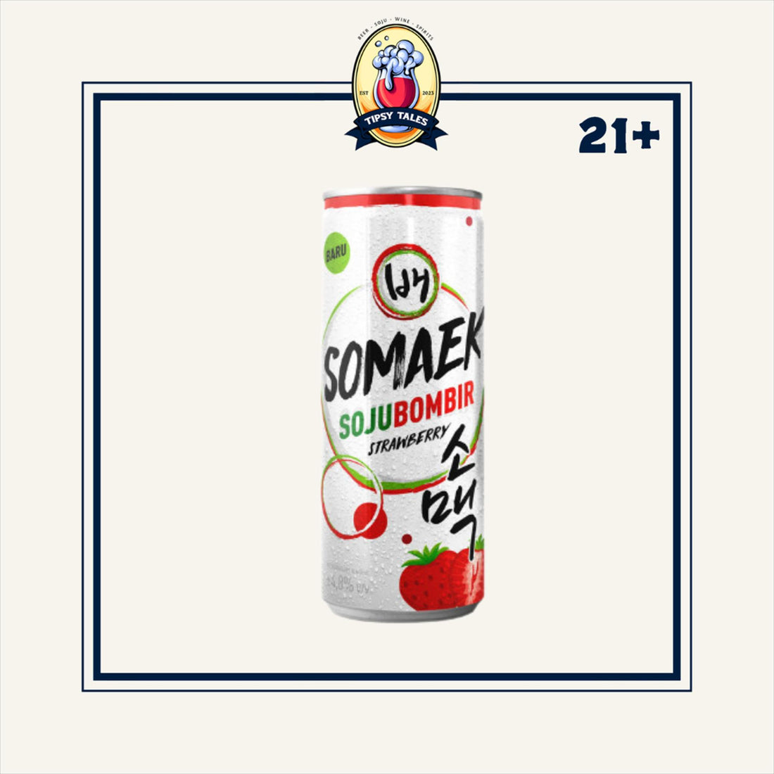 Somaek Soju Strawberry 320ml 1