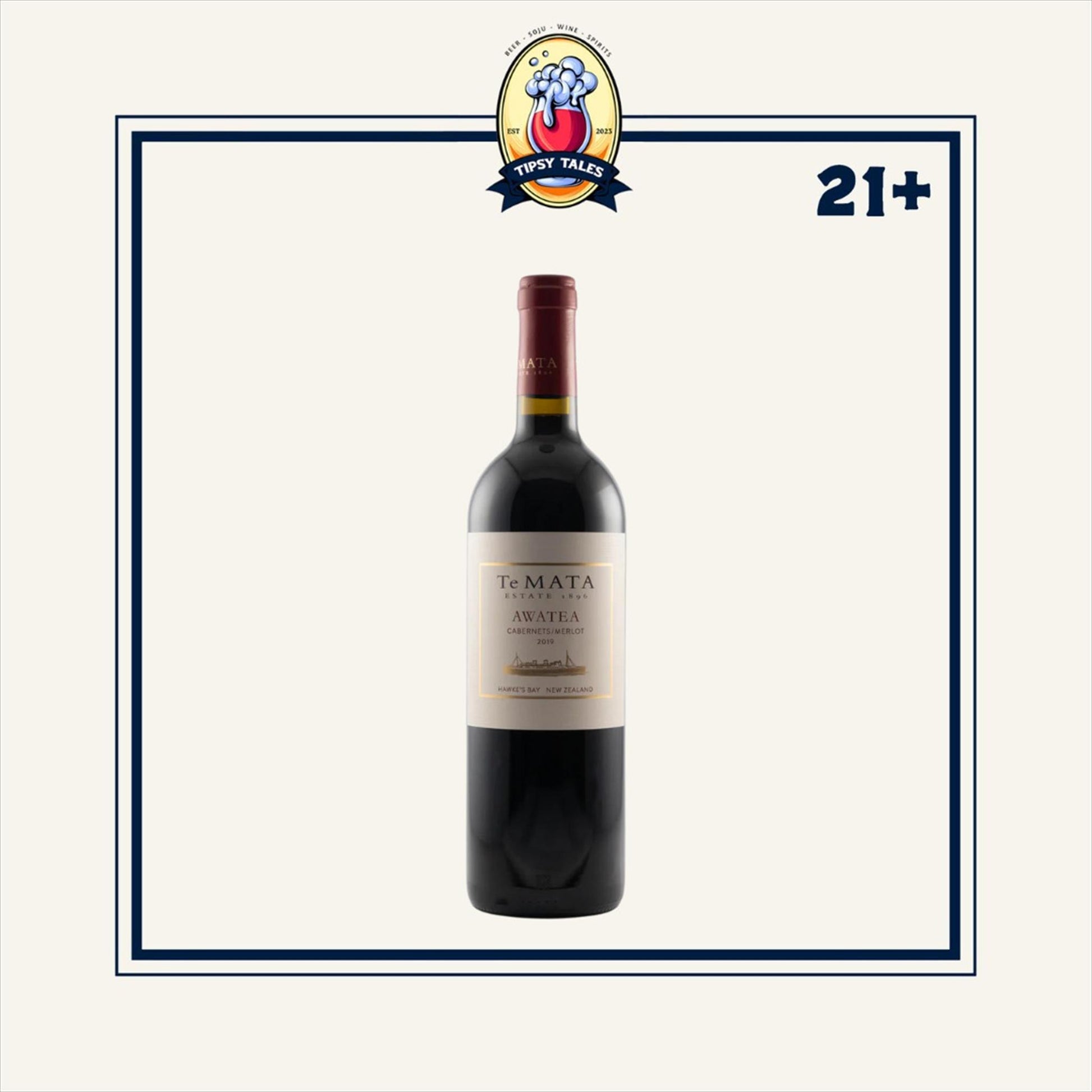 Te Mata Estate Awatea abernets-Merlot 2019 750ml 1