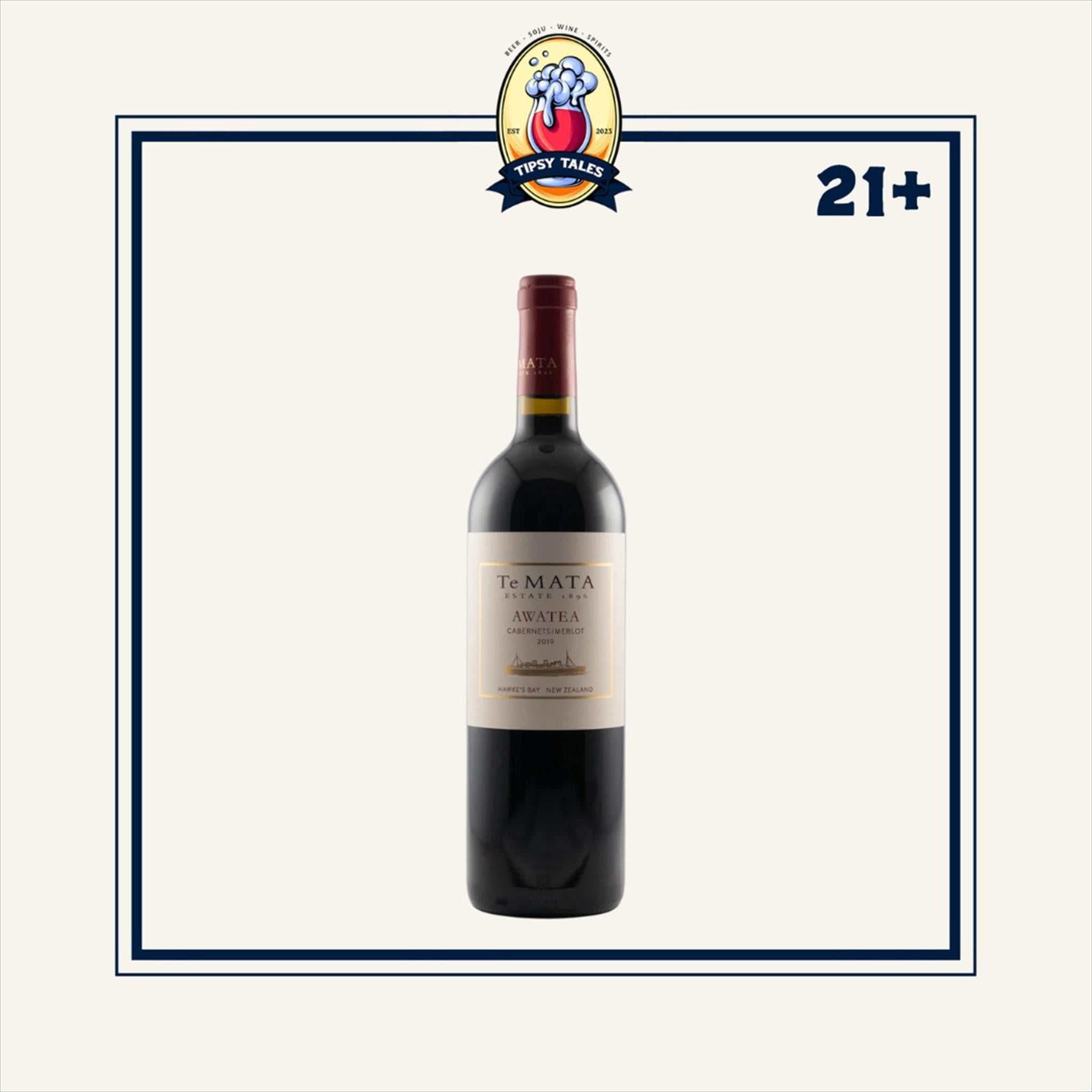 Te Mata Estate Awatea abernets-Merlot 2019 750ml 1