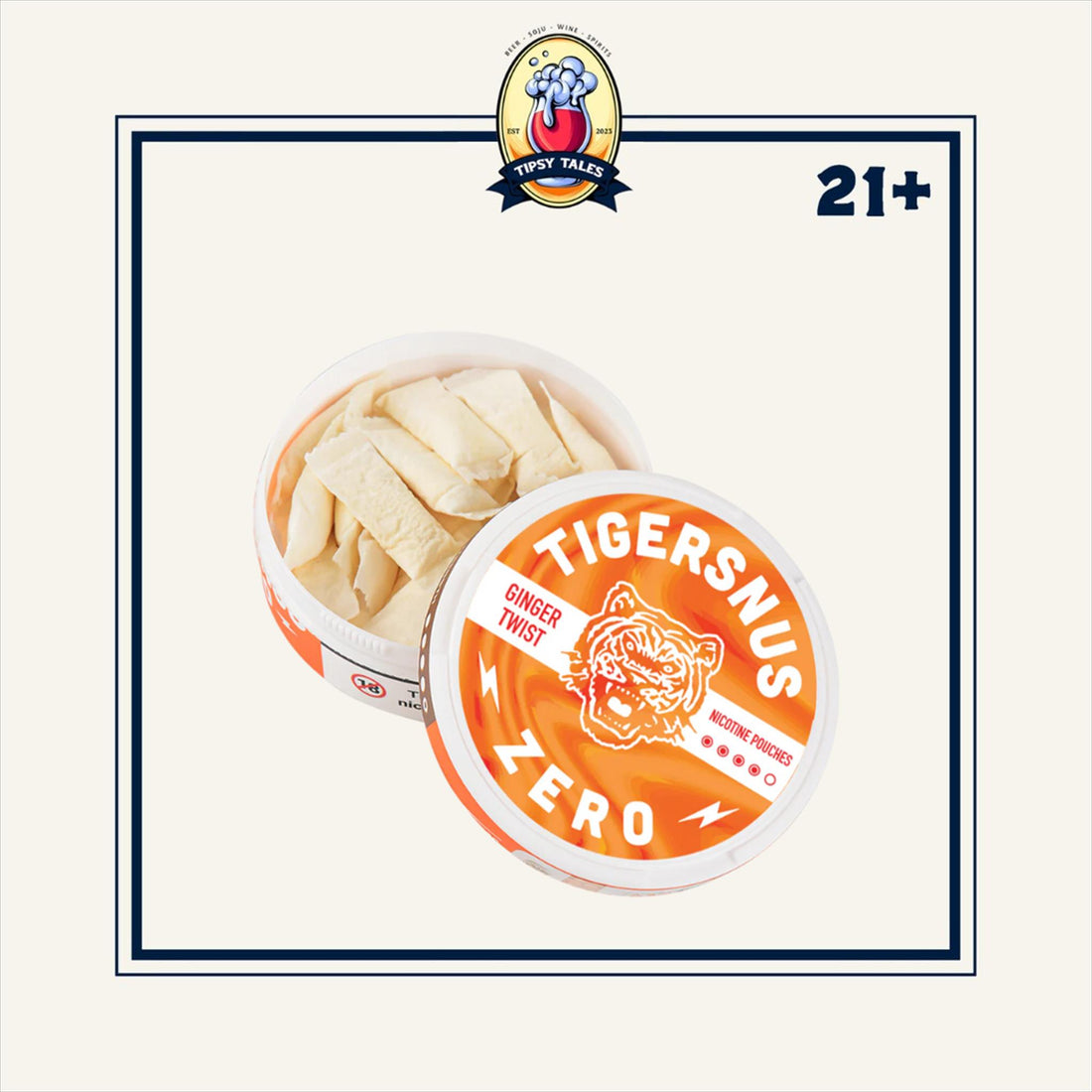 Tigersnus Zero Ginger Twist 1
