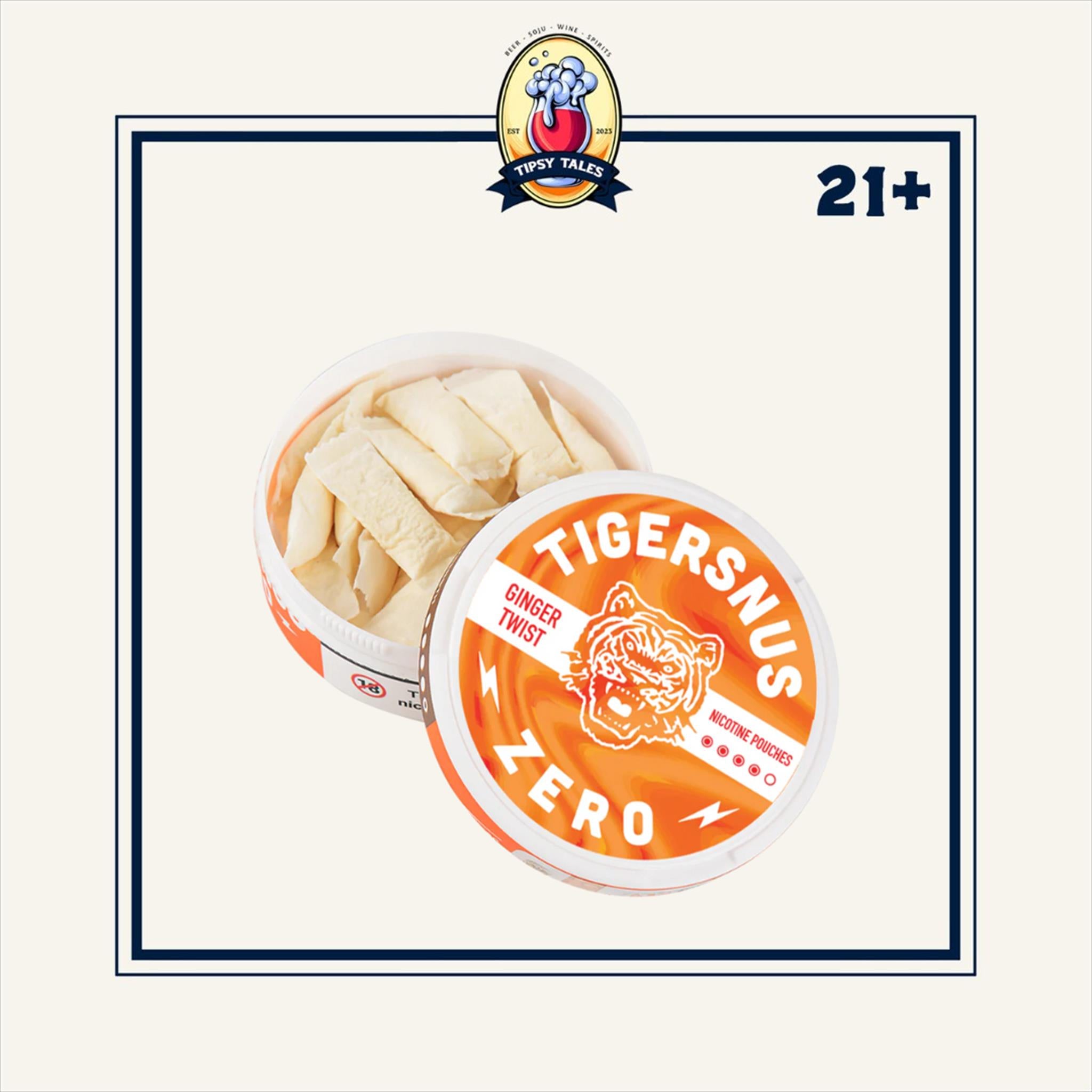 Tigersnus Zero Ginger Twist 1