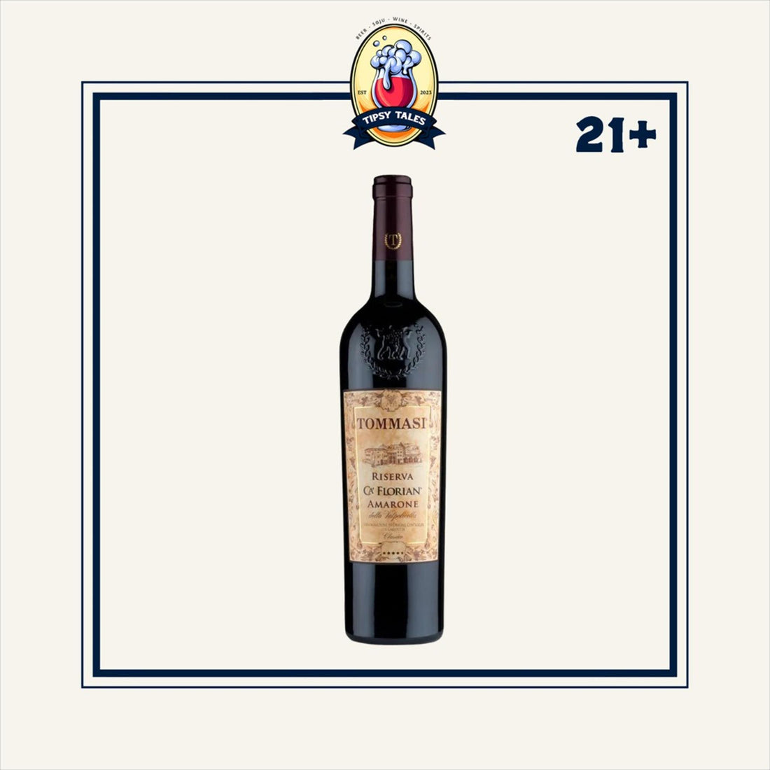Tommasi Ca' Florian Amarone dela Valpolicella Classico Riserva Red Wine 2013 750ml 1