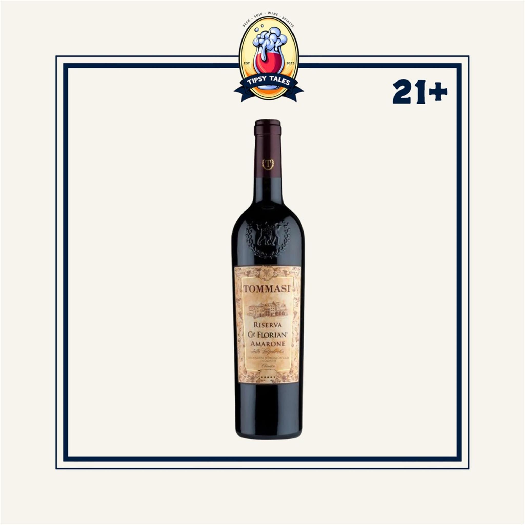 Tommasi Ca' Florian Amarone dela Valpolicella Classico Riserva Red Wine 2013 750ml 1
