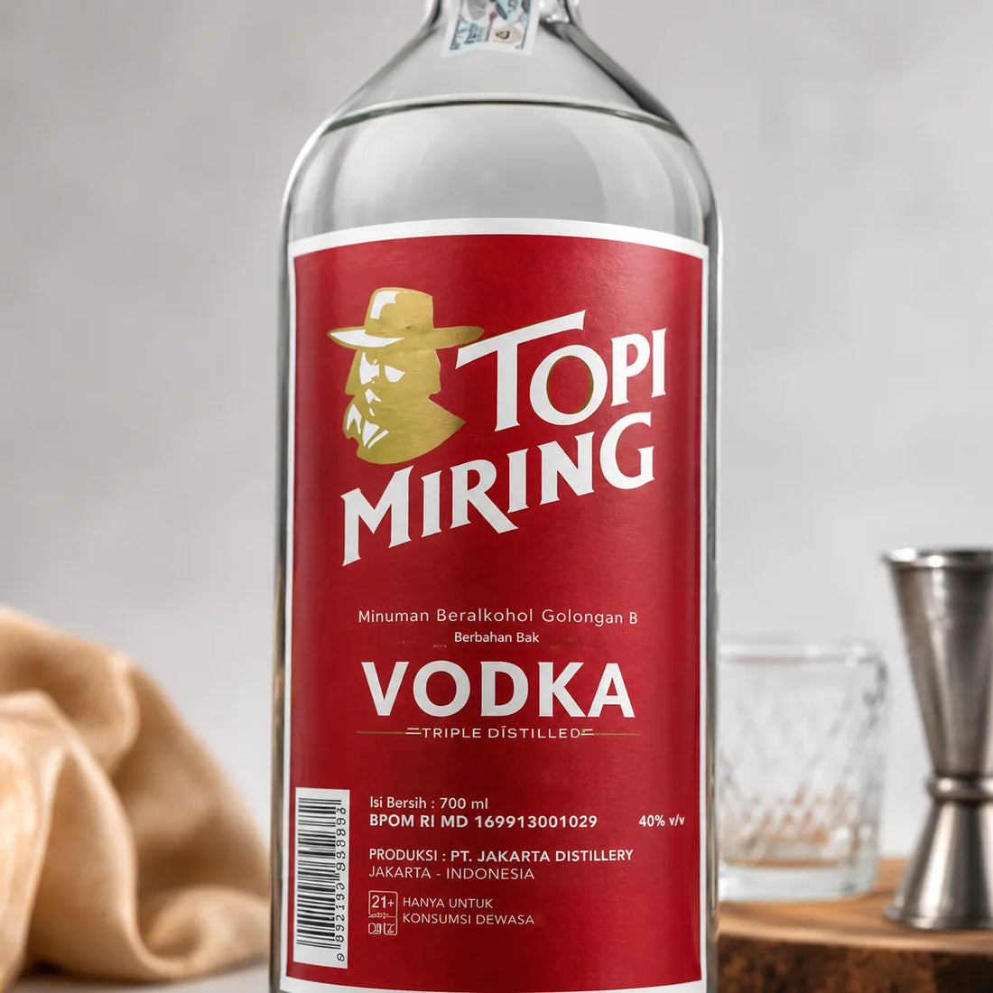 Topi Miring Vodka 1000ml 1