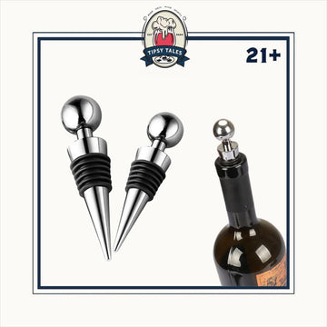 Tutup Botol Wine Whiskey Cap Bottle Stopper Metal Ball 1