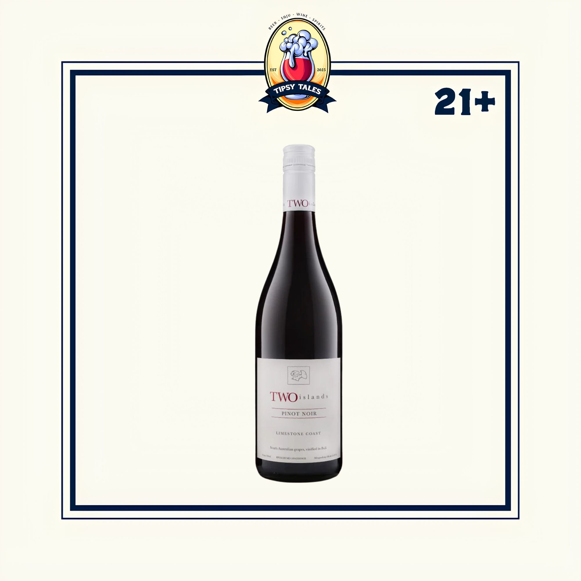 Two Islands Pinot Noir 2024 South Australia Wine 750ml 1